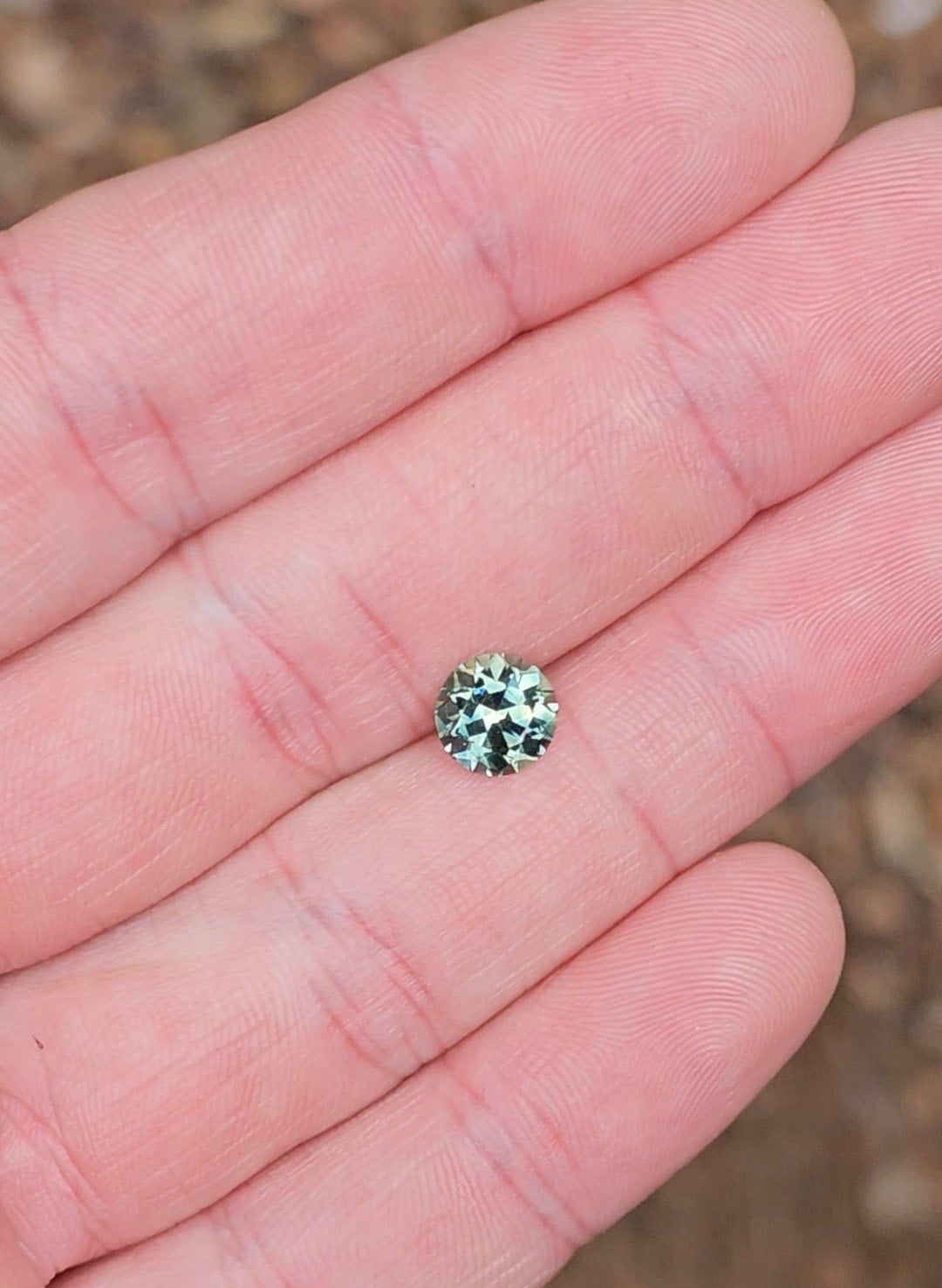 1.63ct Round Blue Parti Sapphire