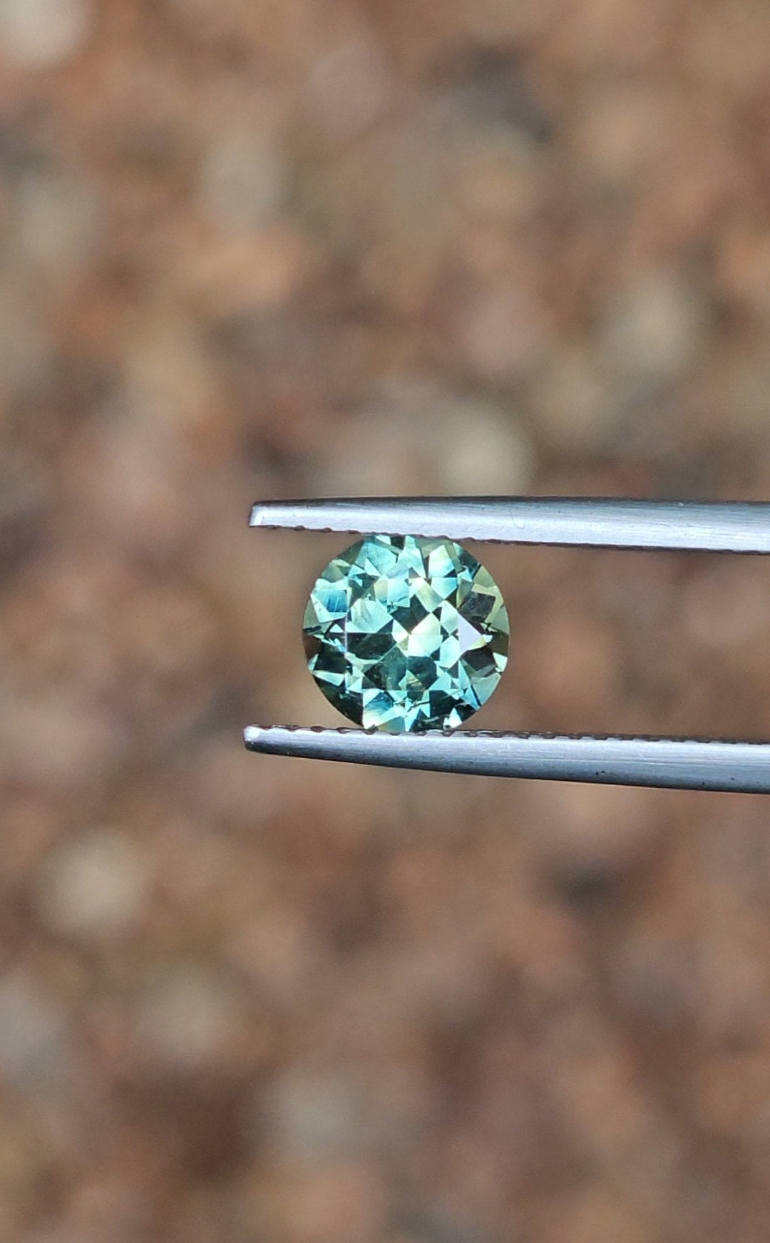 1.63ct Round Blue Parti Sapphire