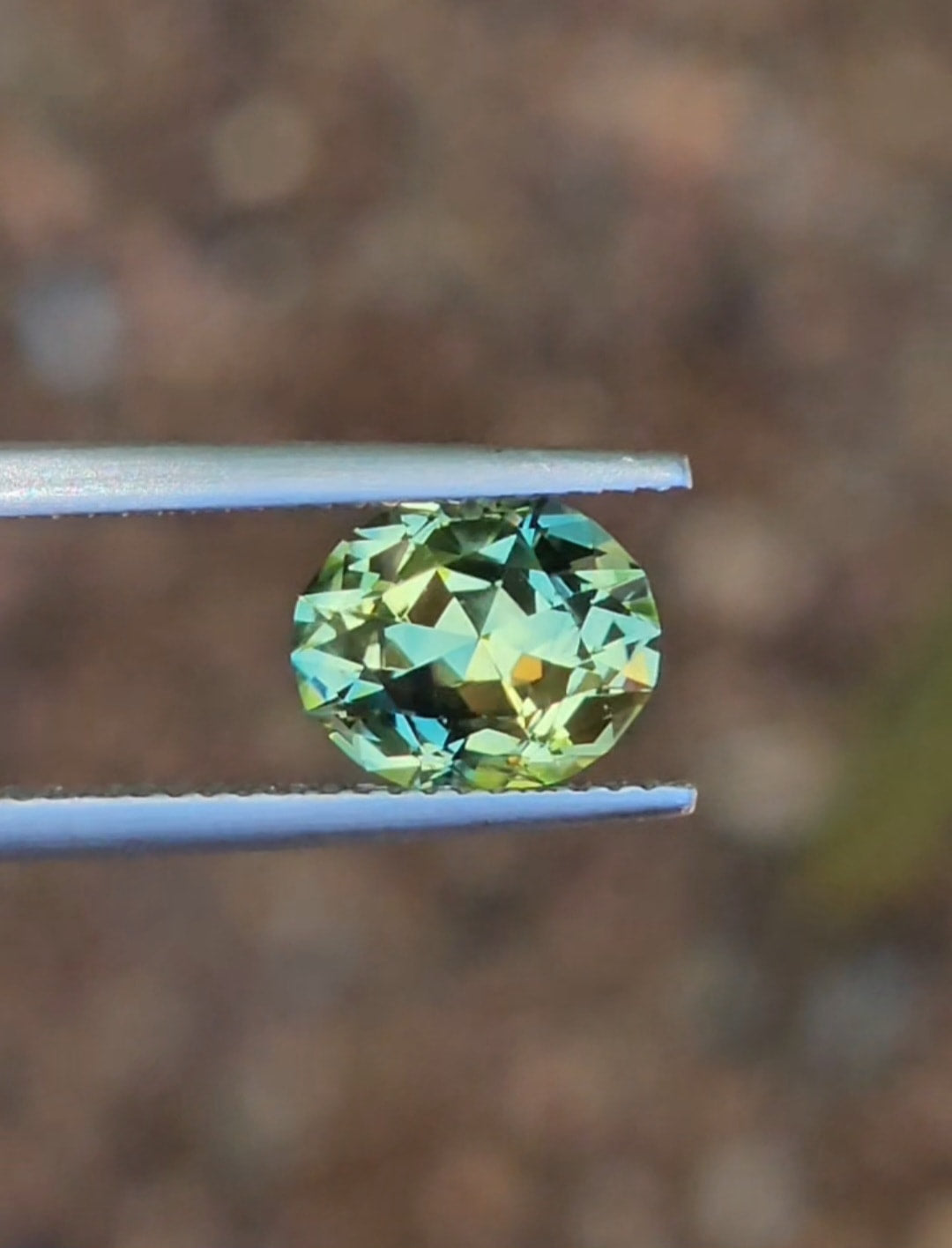3.06ct Oval Yellow Parti Sapphire