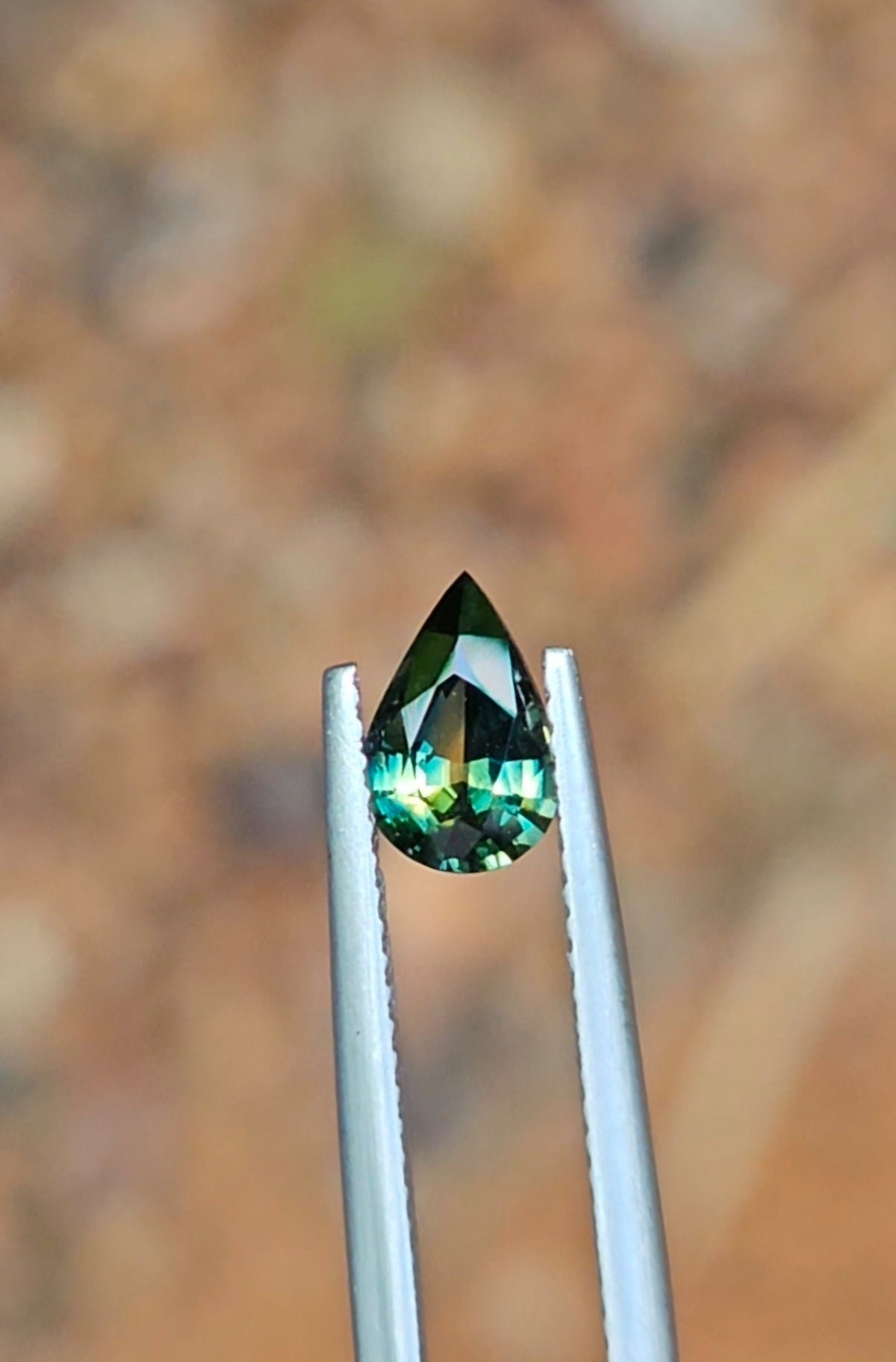 .89ct Pear Blue Parti Sapphire