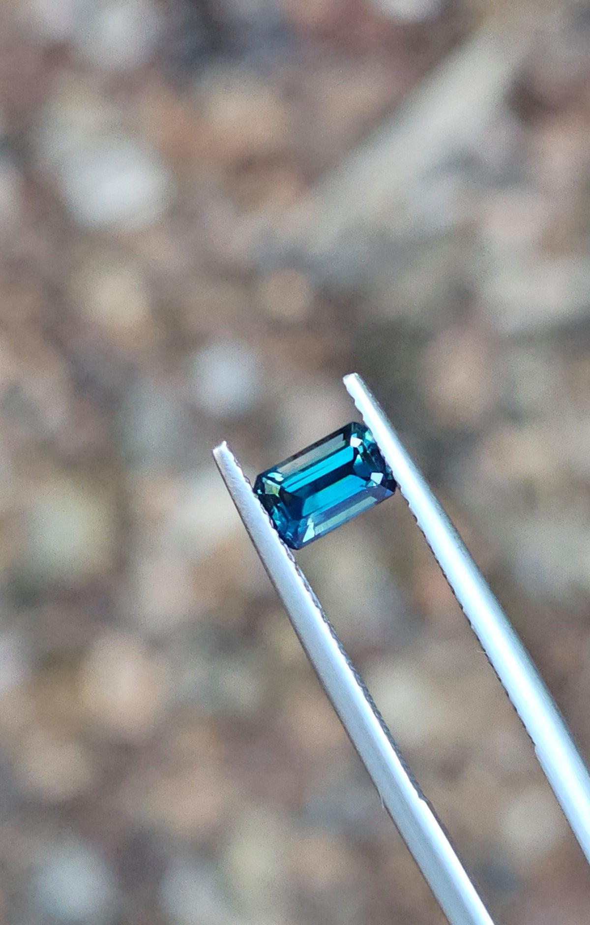 1.14ct Emerald Blue Sapphire