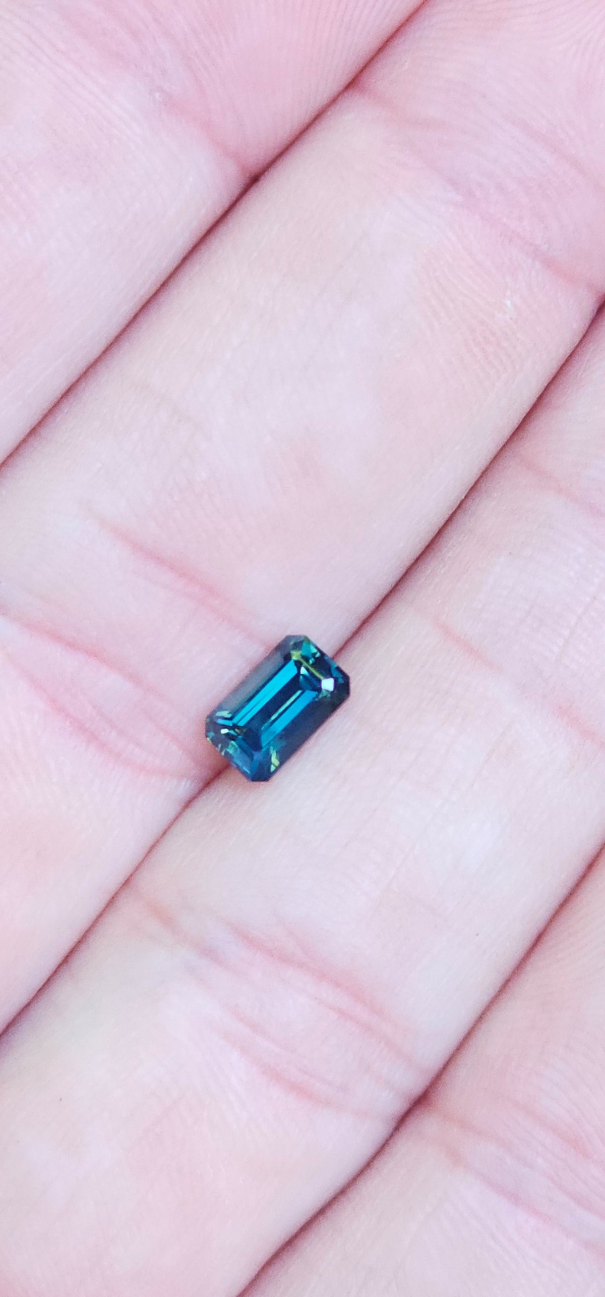 1.14ct Emerald Blue Sapphire