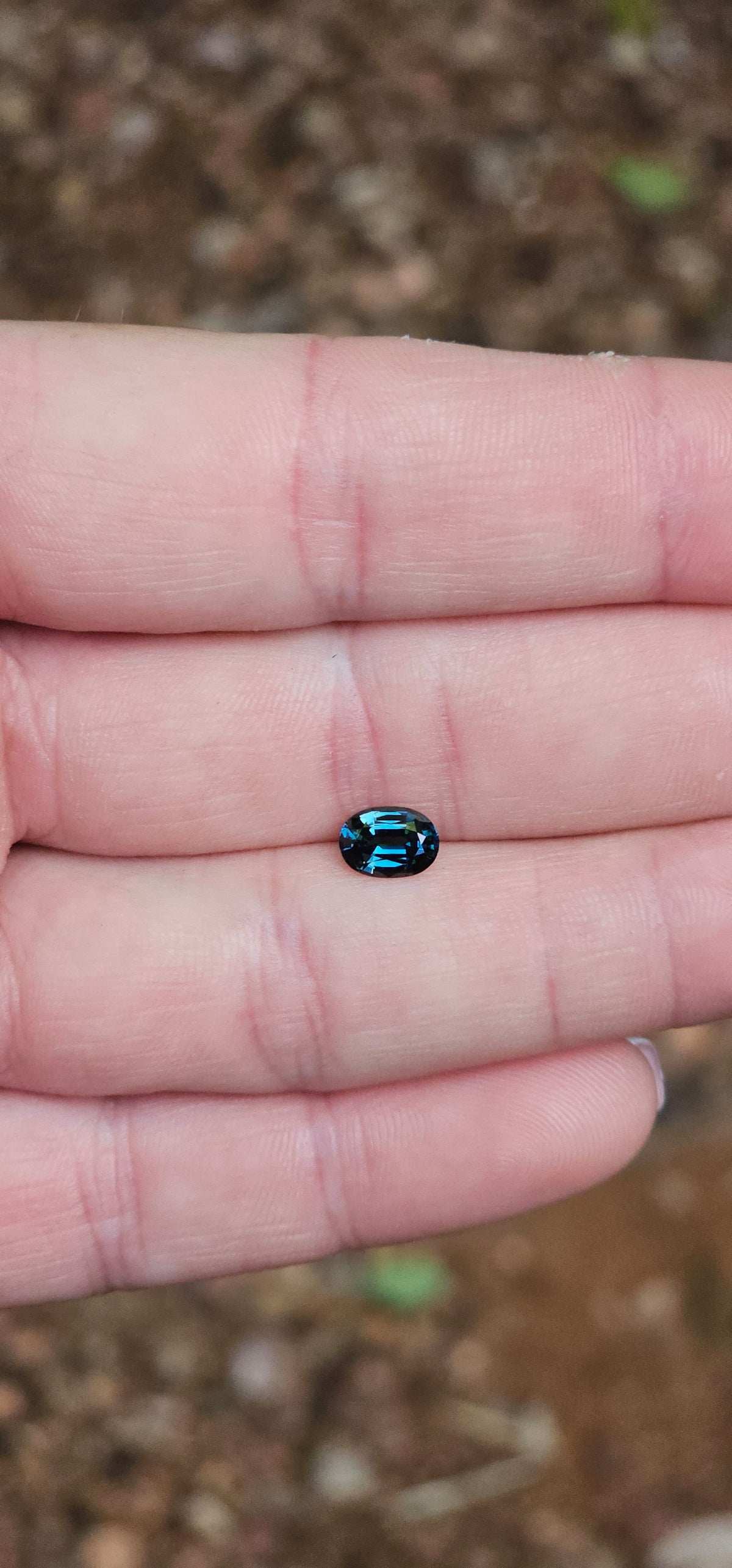 .92ct Oval Blue Parti Sapphire