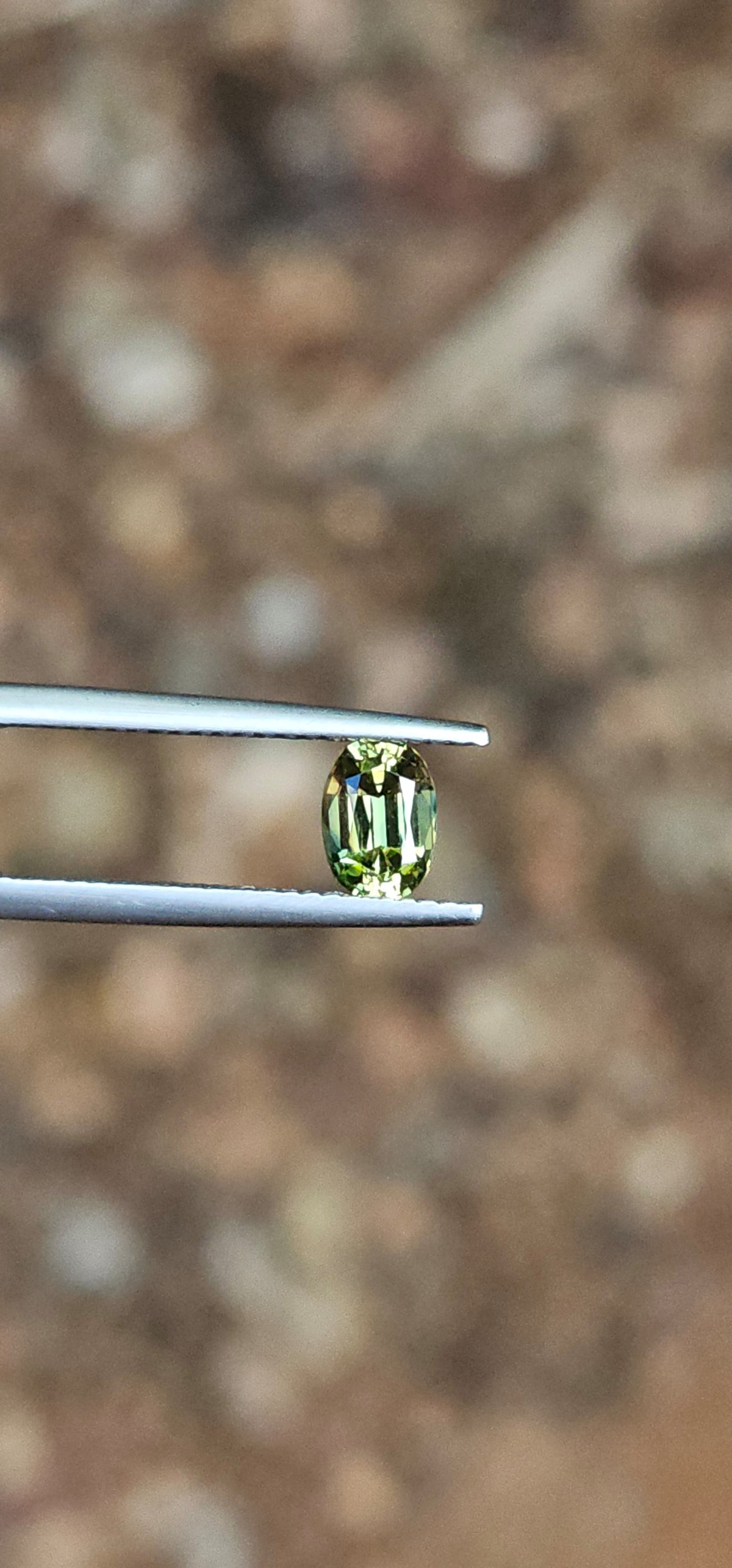 .93ct Oval Yellow Parti Sapphire