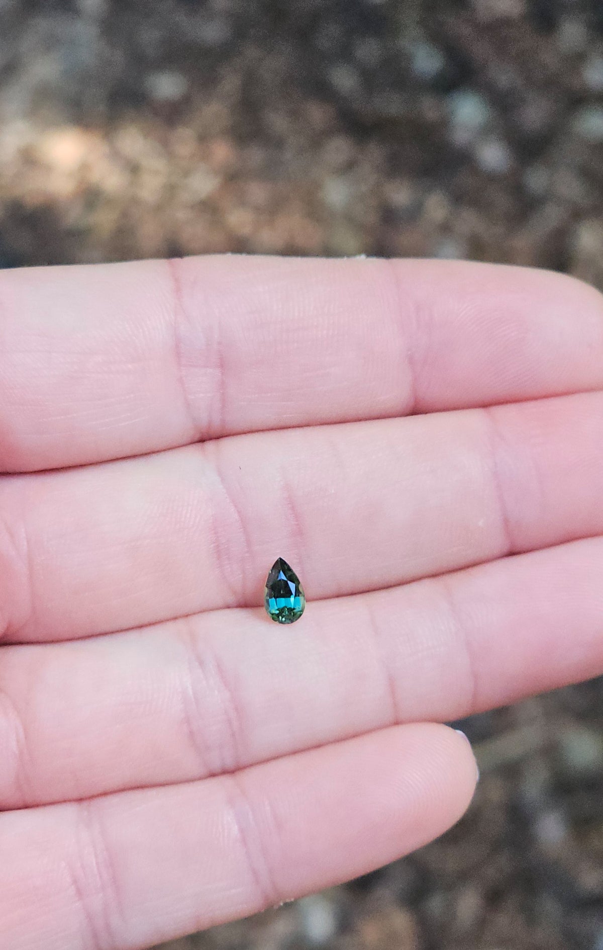 .70ct Pear Blue Sapphire
