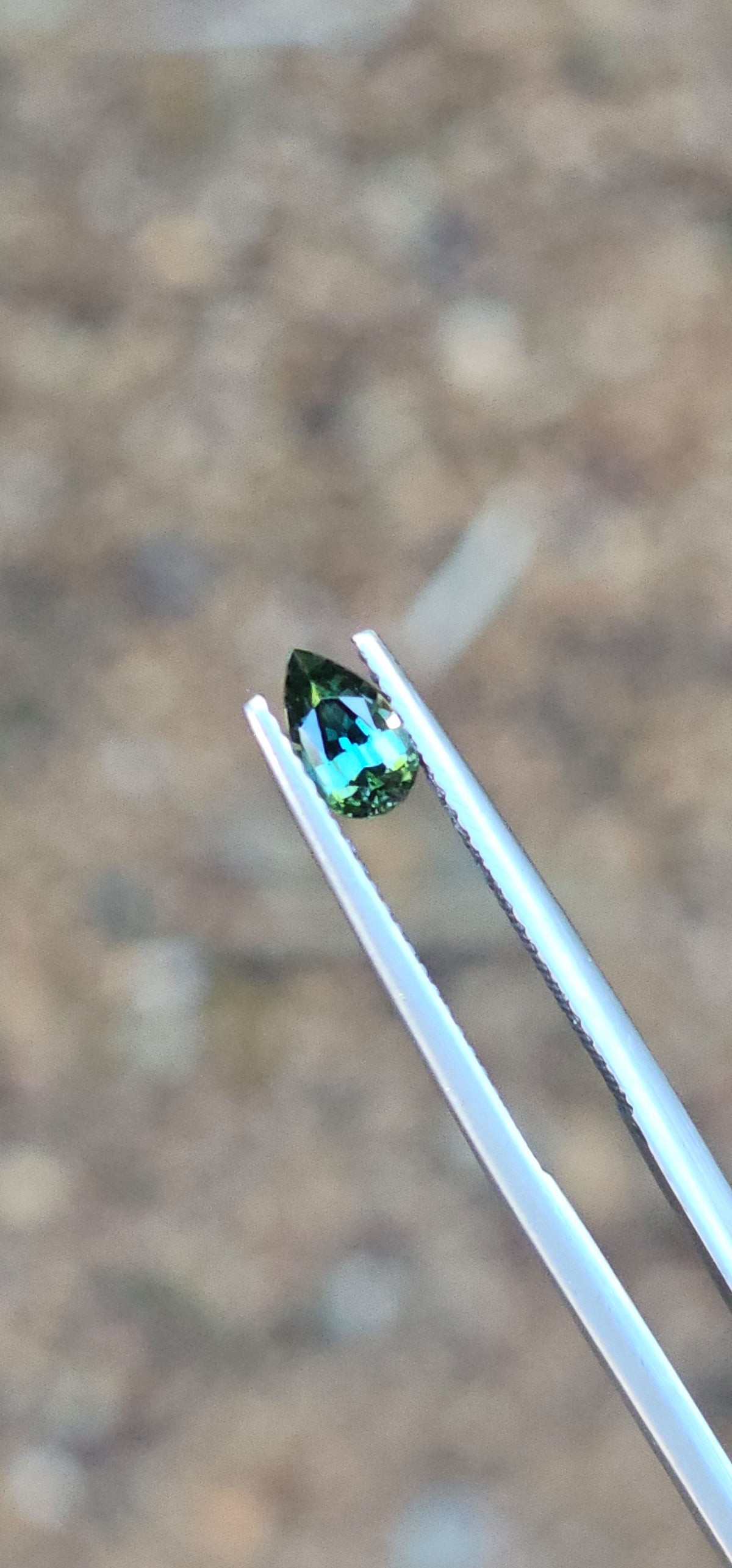 .70ct Pear Blue Parti Sapphire