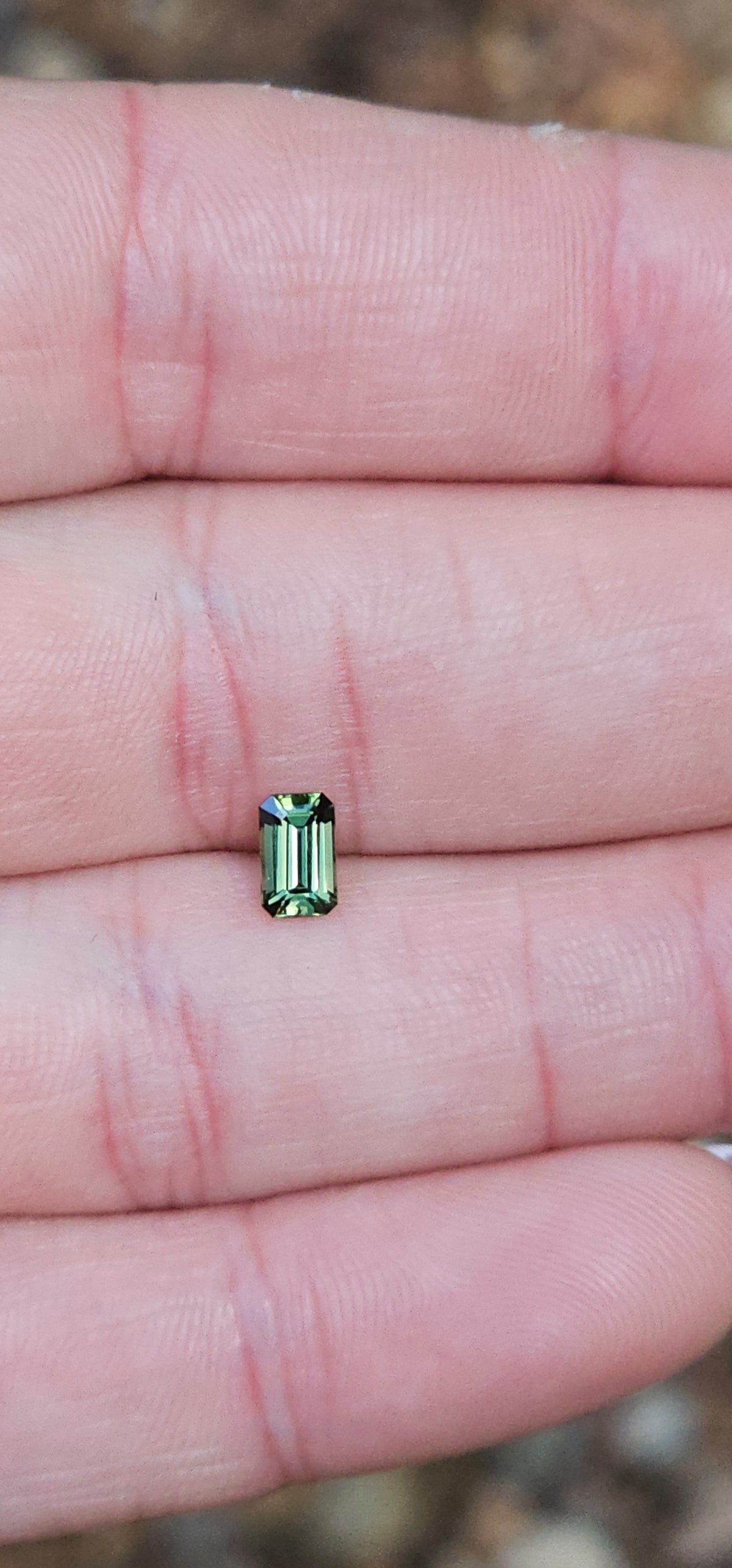 .55ct Emerald Green Parti Sapphire