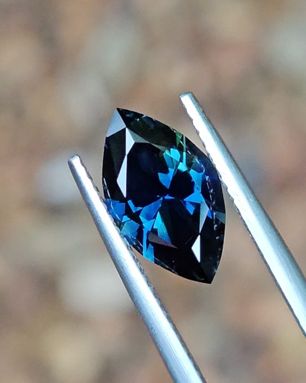 2.83ct Marquise Blue Sapphire