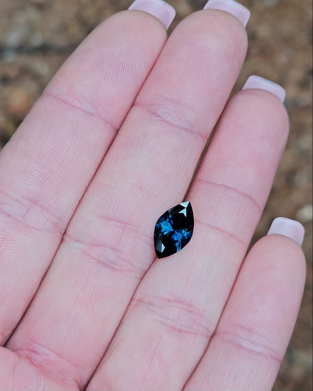 2.83ct Marquise Blue Sapphire
