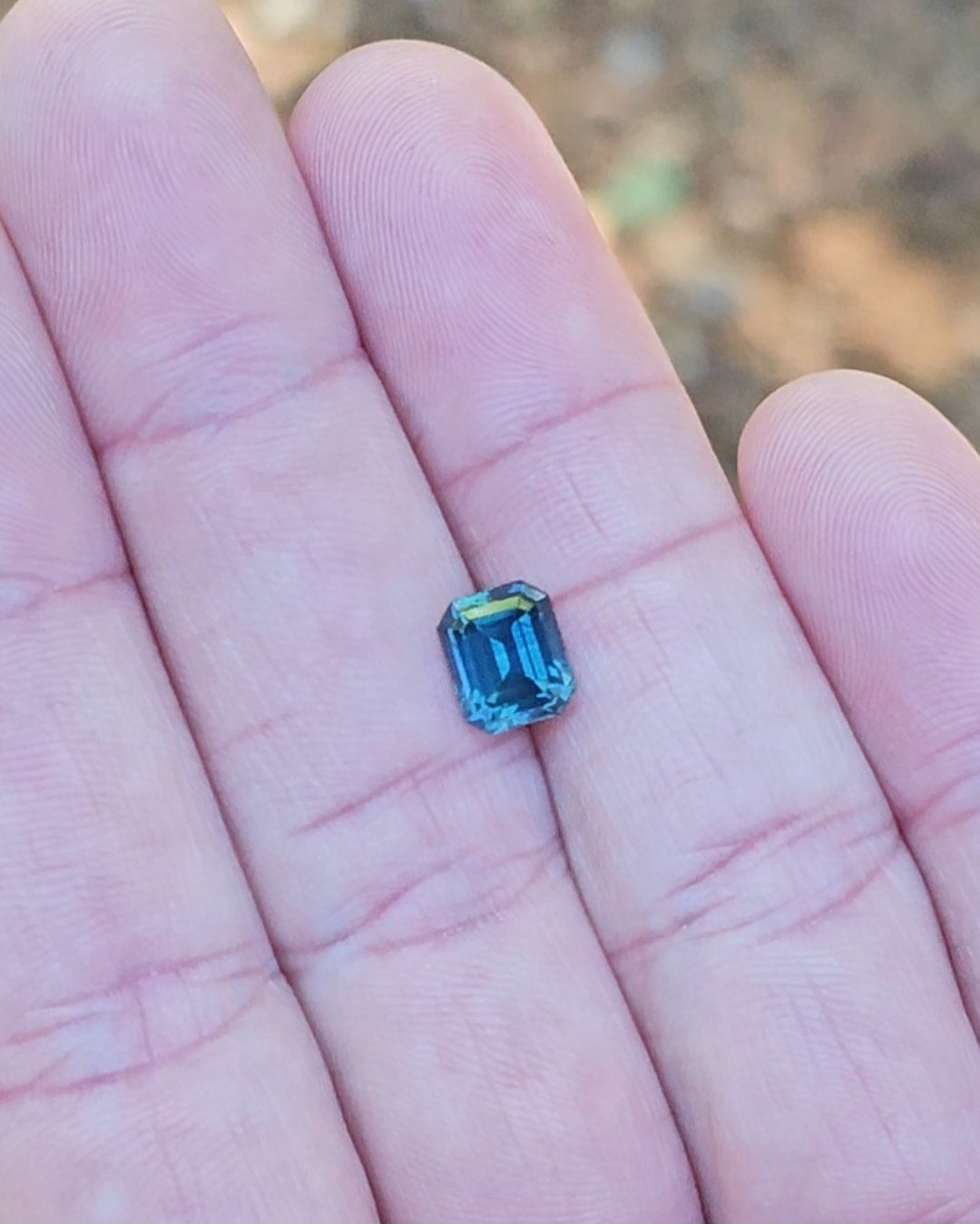2.11ct Emerald Blue Sapphire