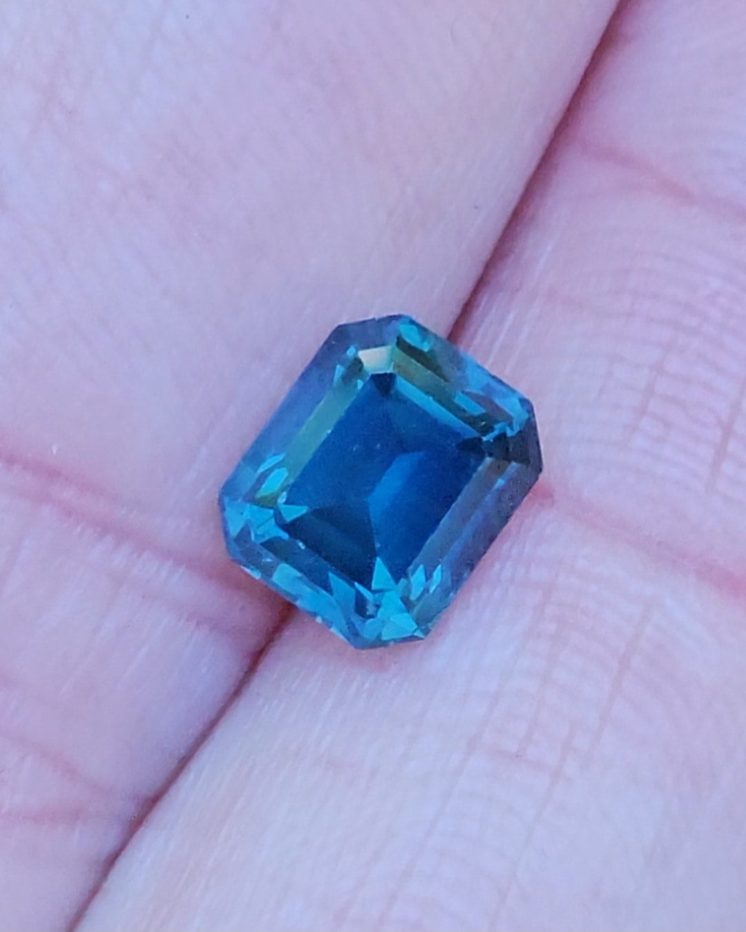 2.11ct Emerald Blue Sapphire