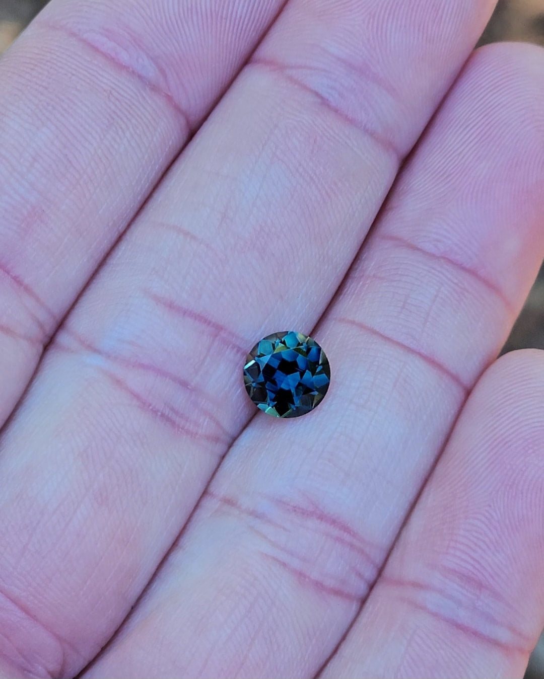 1.70ct Round Blue Sapphire