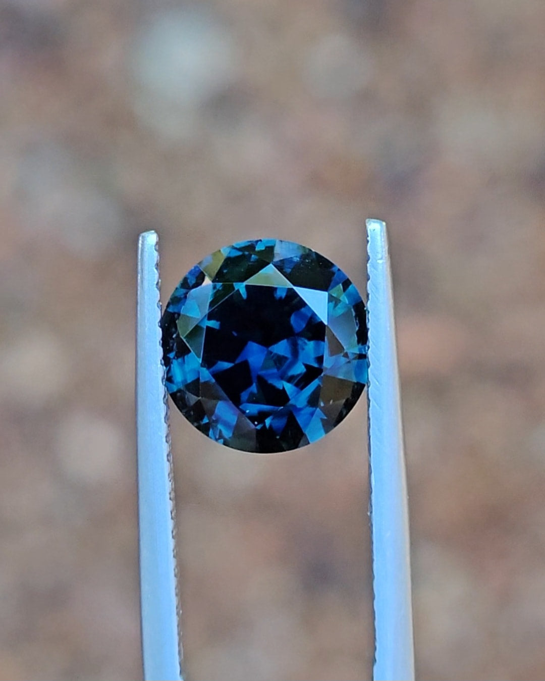 3.74ct Round Blue Sapphire
