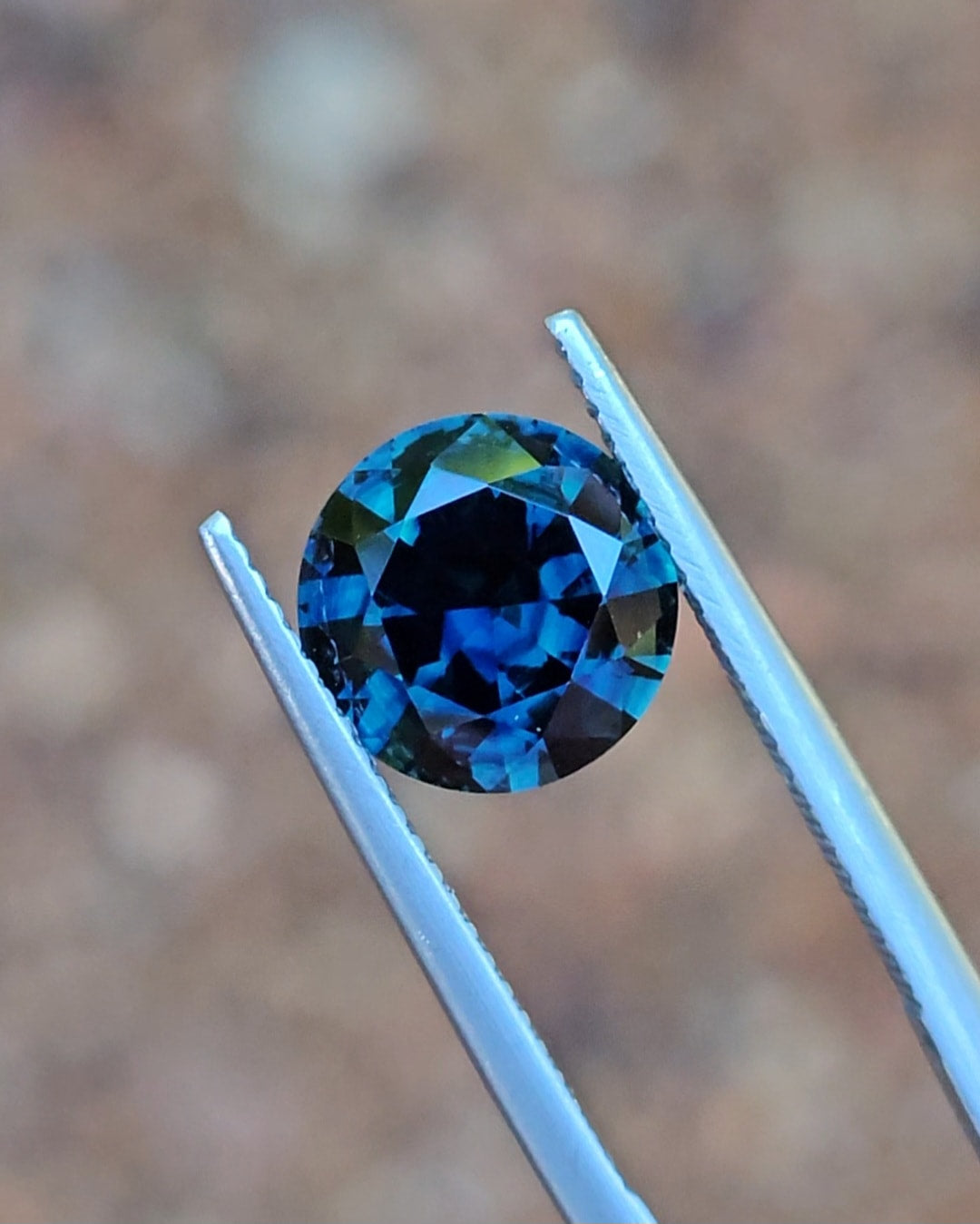 2.40ct Round Yellow Parti Sapphire