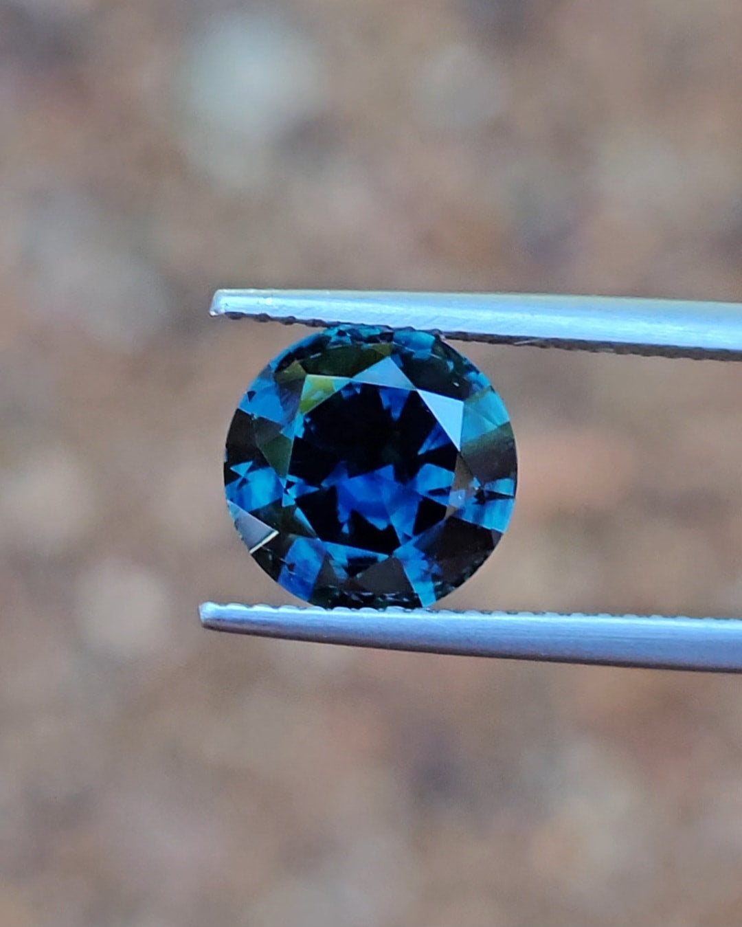 2.40ct Round Yellow Parti Sapphire
