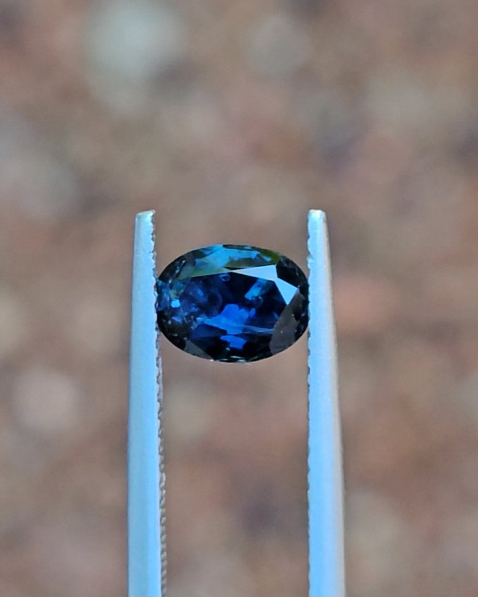 1.16ct Oval Blue Sapphire