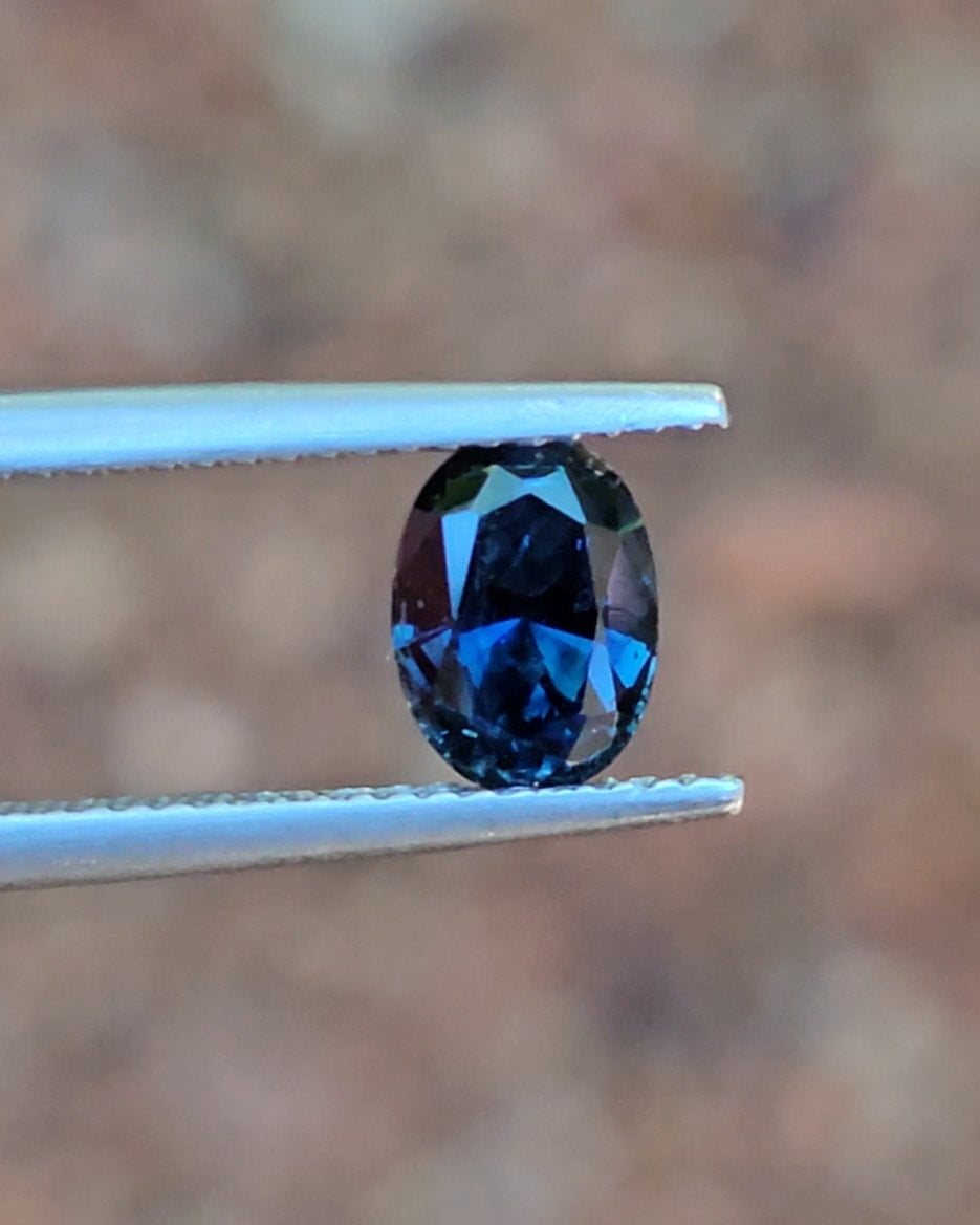 1.16ct Oval Blue Sapphire