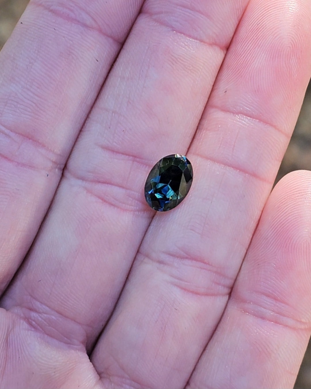 1.16ct Oval Blue Sapphire