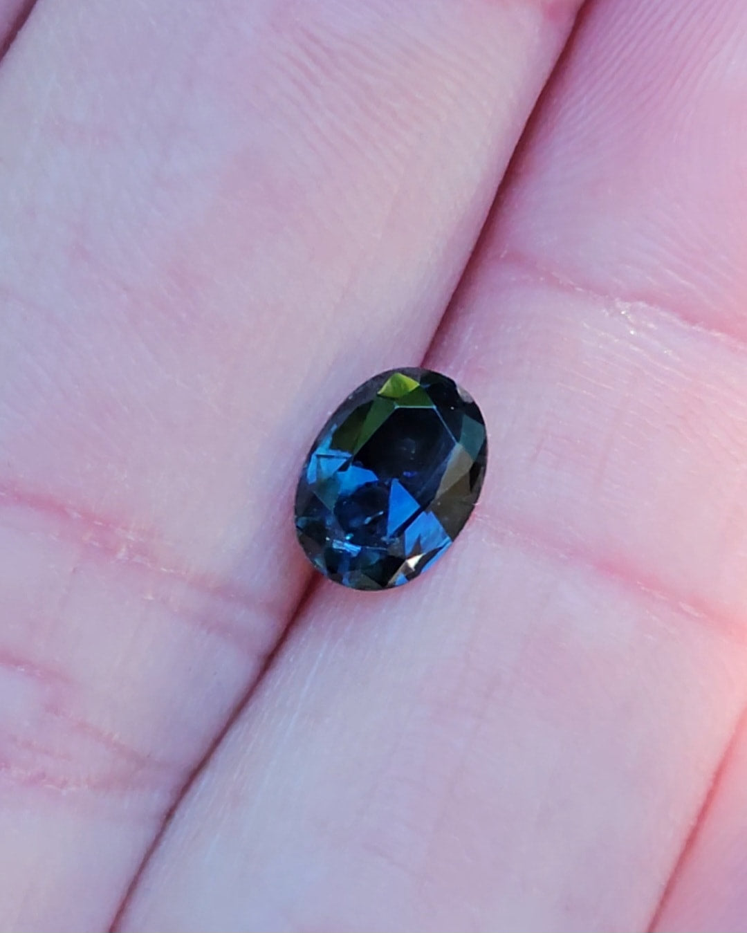 1.16ct Oval Blue Sapphire