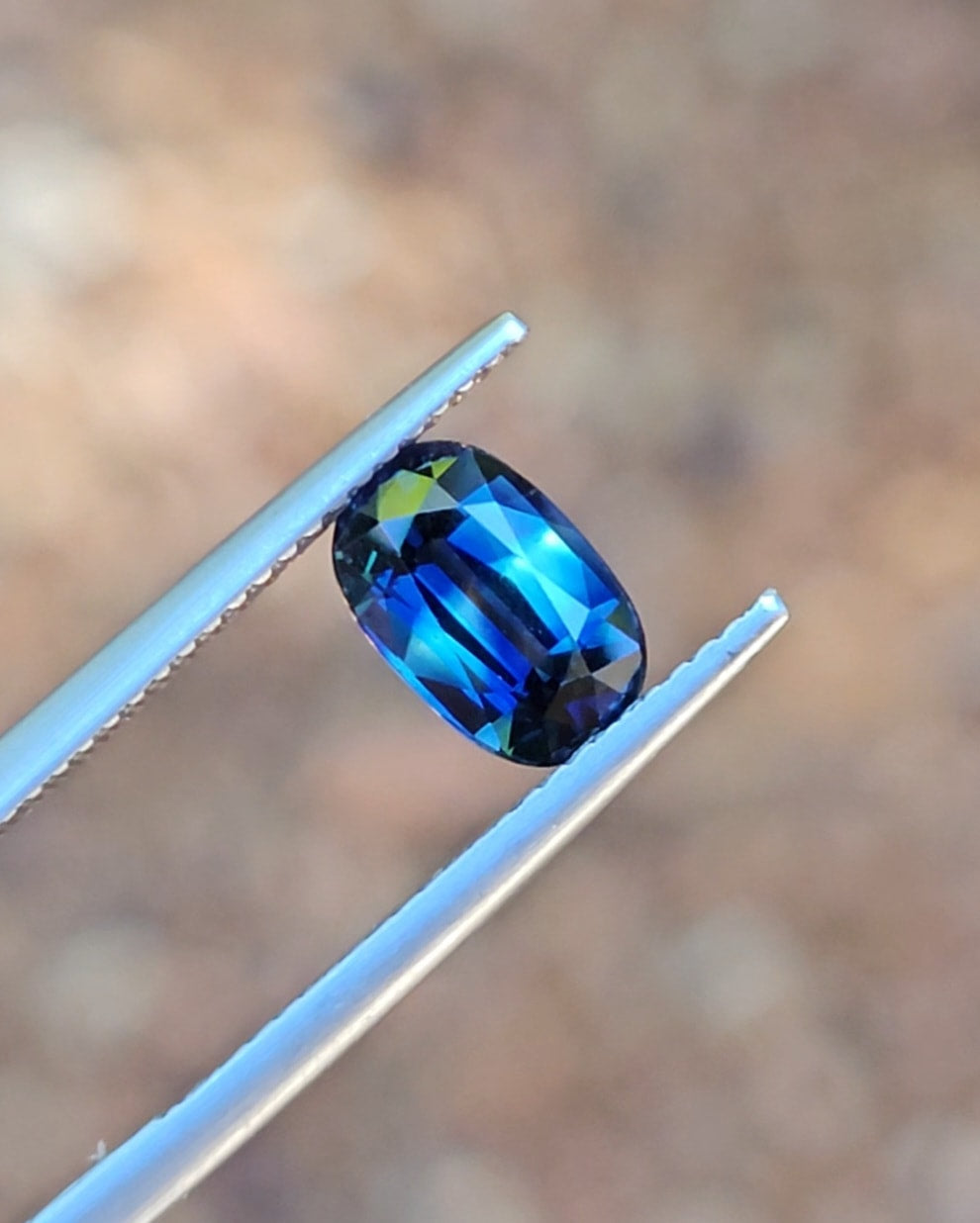 2.80ct Oval Blue Parti Sapphire
