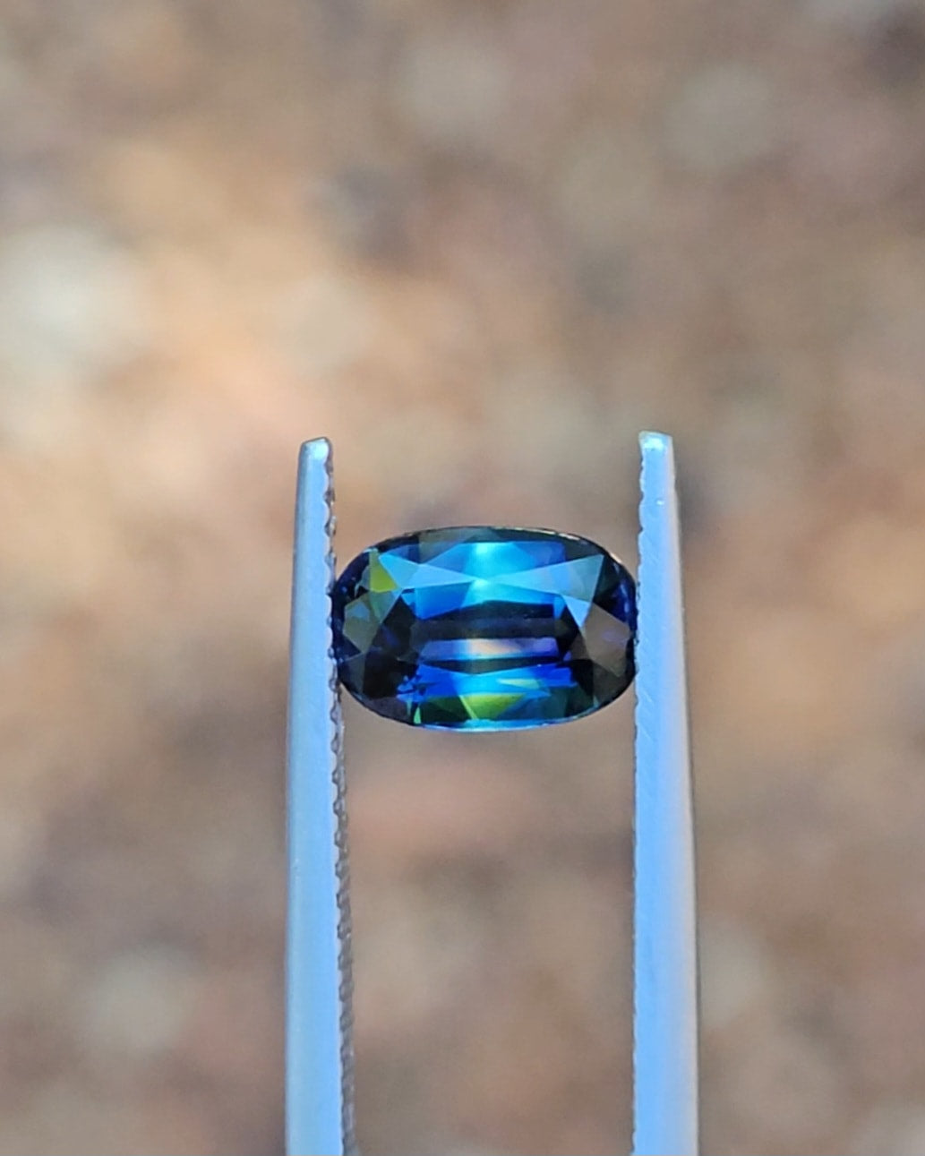 2.80ct Oval Blue Parti Sapphire