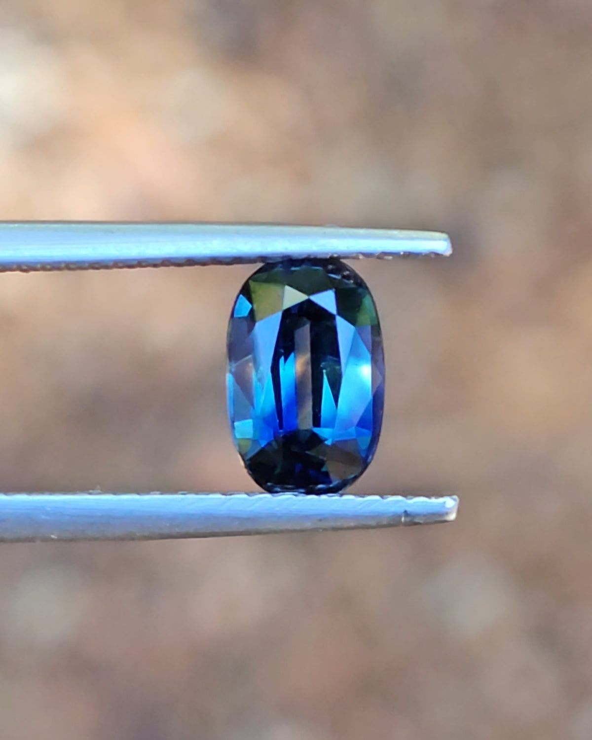 2.80ct Oval Blue Parti Sapphire