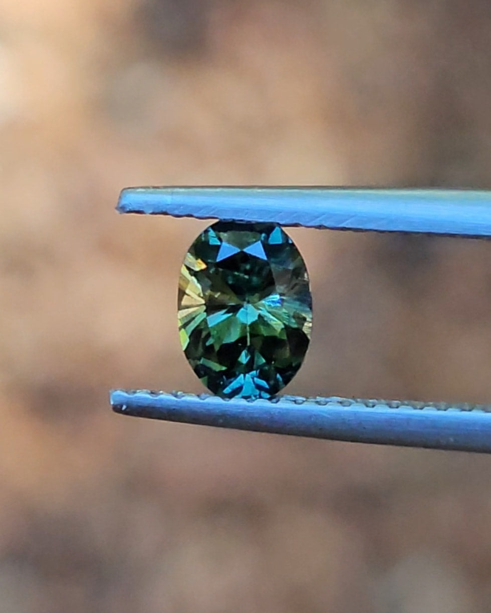 .91ct Oval Blue Parti Sapphire
