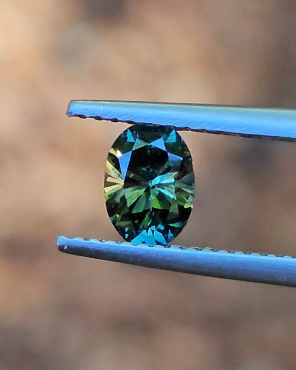 .91ct Oval Blue Parti Sapphire