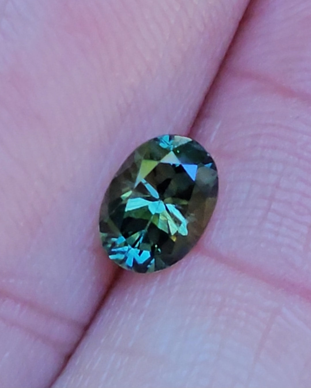 .91ct Oval Blue Parti Sapphire