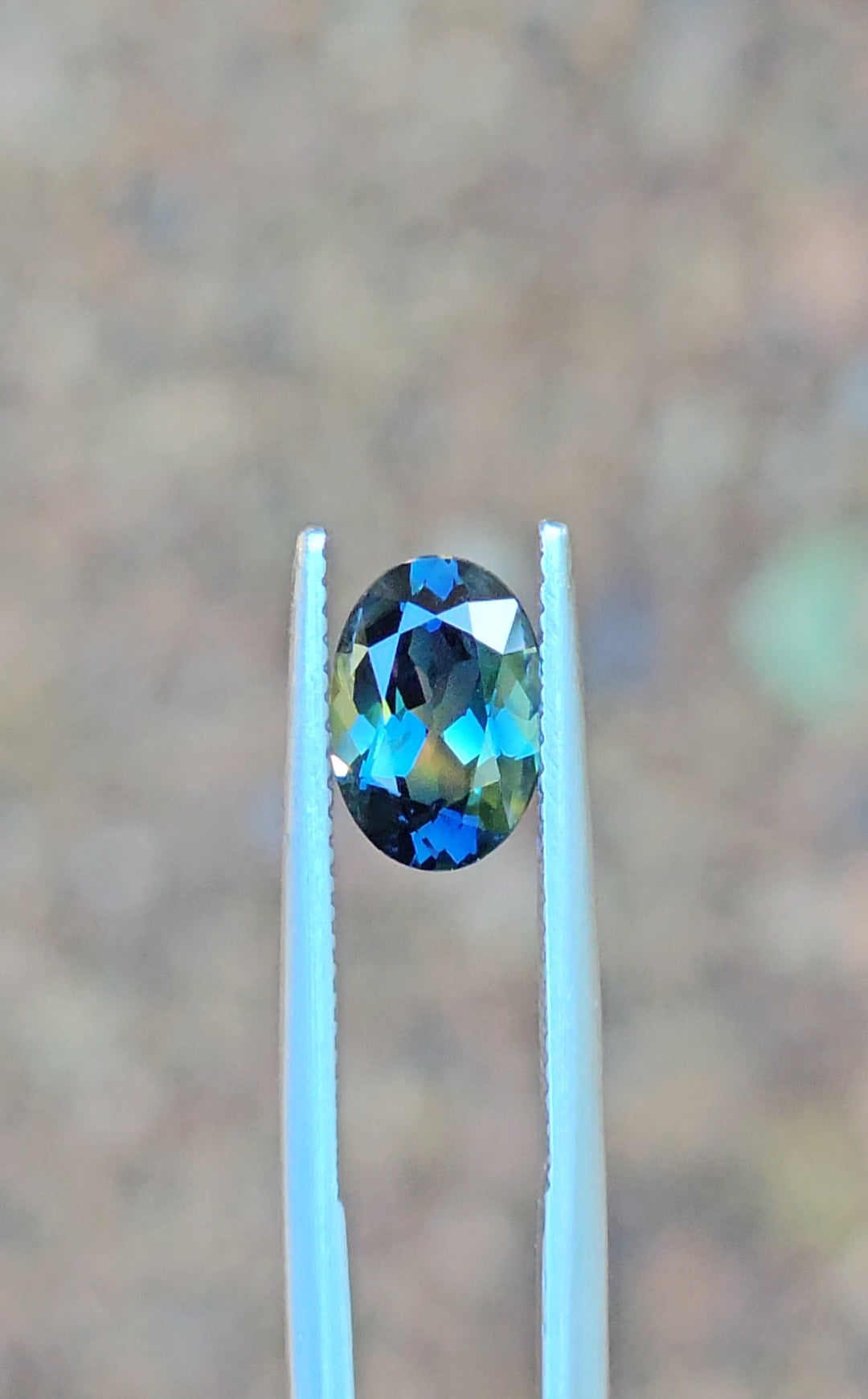 2.06ct Oval Blue Parti Sapphire