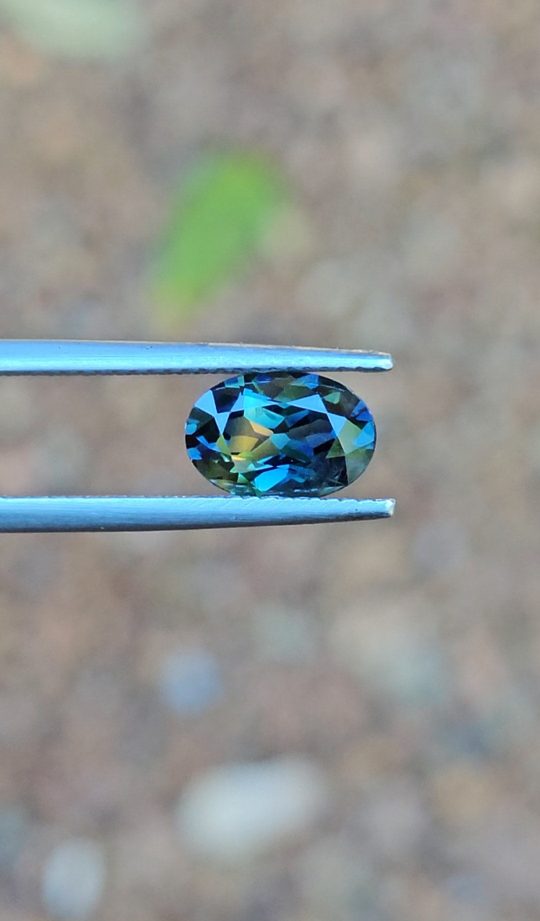 2.06ct Oval Blue Parti Sapphire