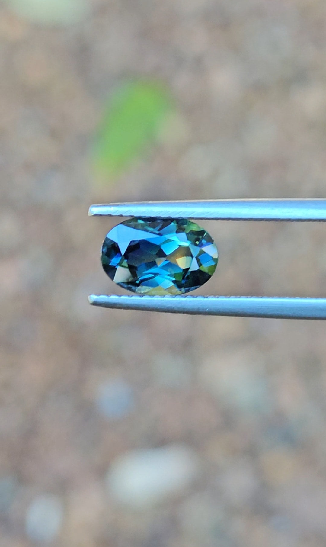 2.06ct Oval Blue Parti Sapphire