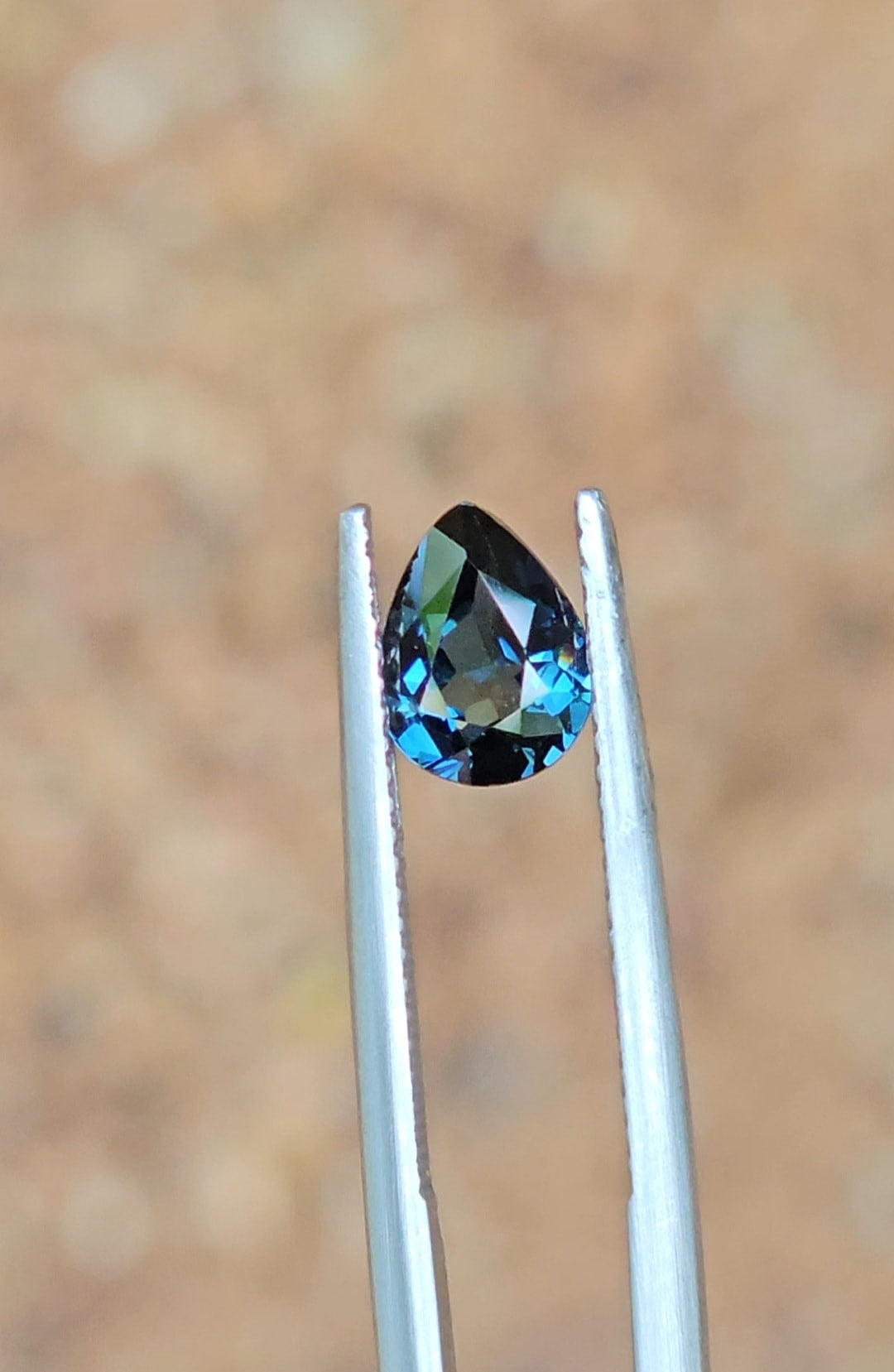 1.48ct Pear Blue Sapphire