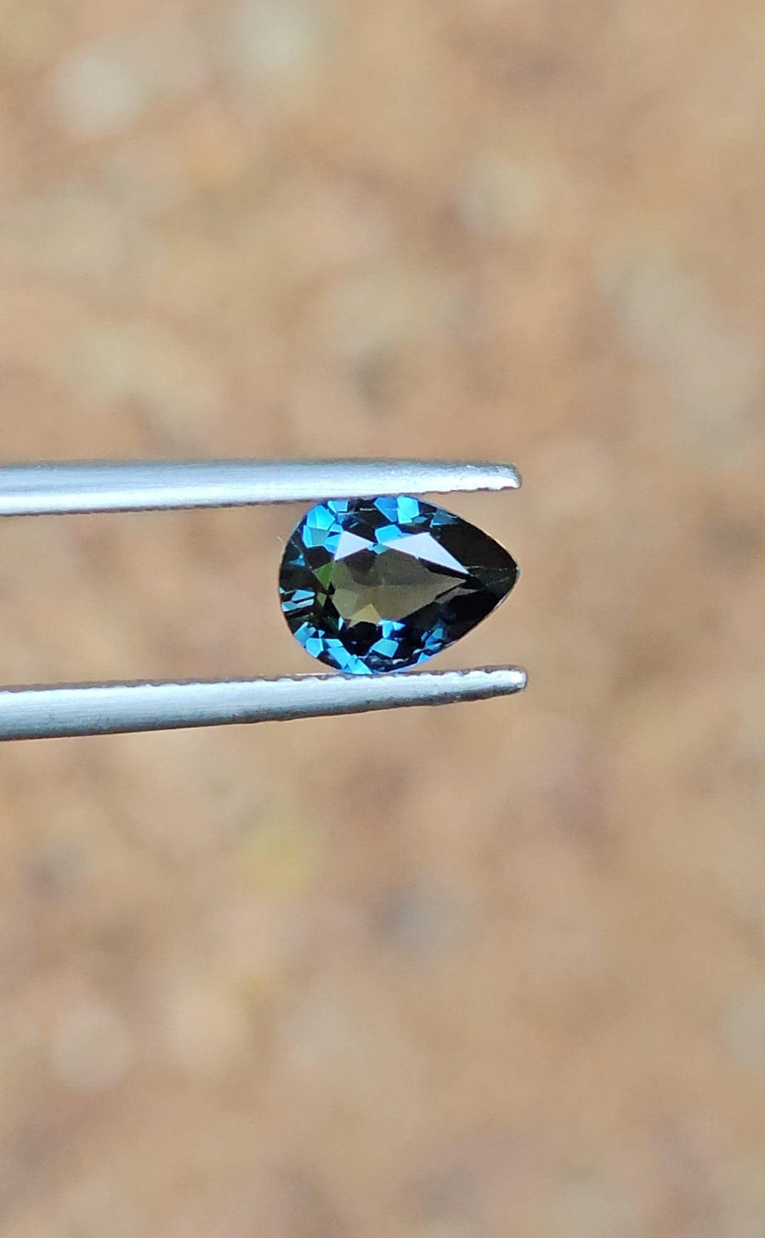 1.48ct Pear Blue Sapphire