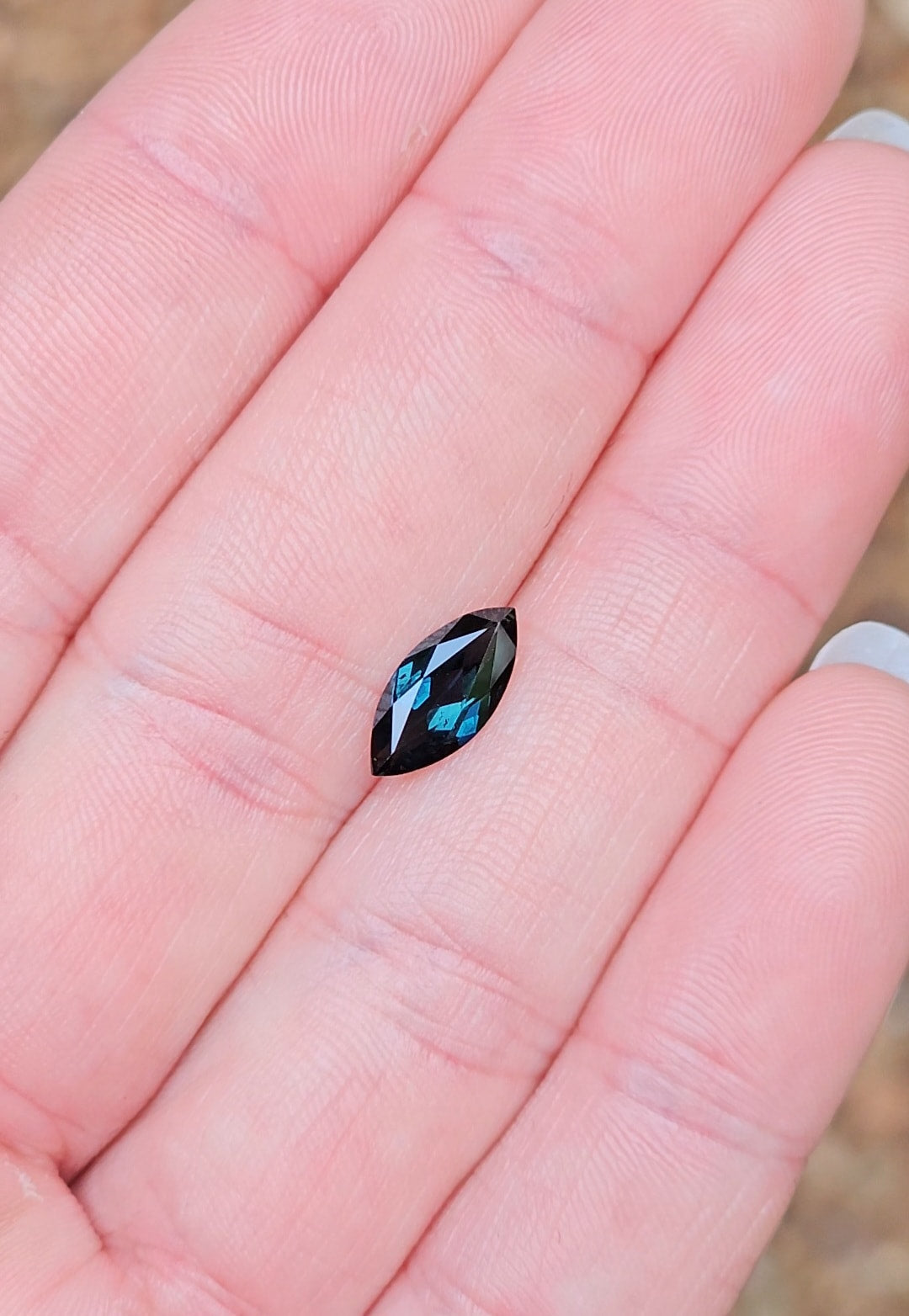 1.60ct Marquise  Blue Sapphire