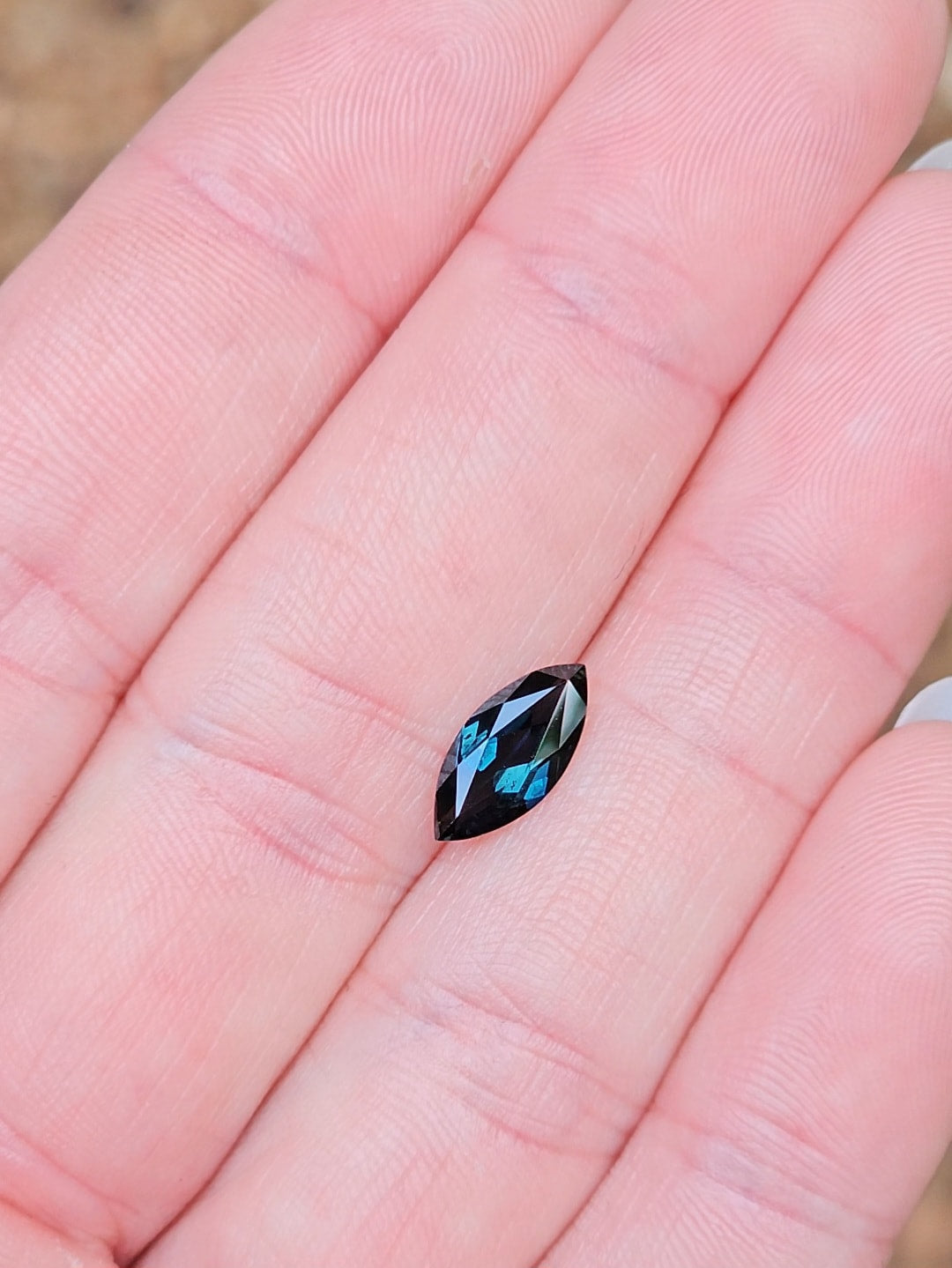 1.60ct Marquise  Blue Sapphire