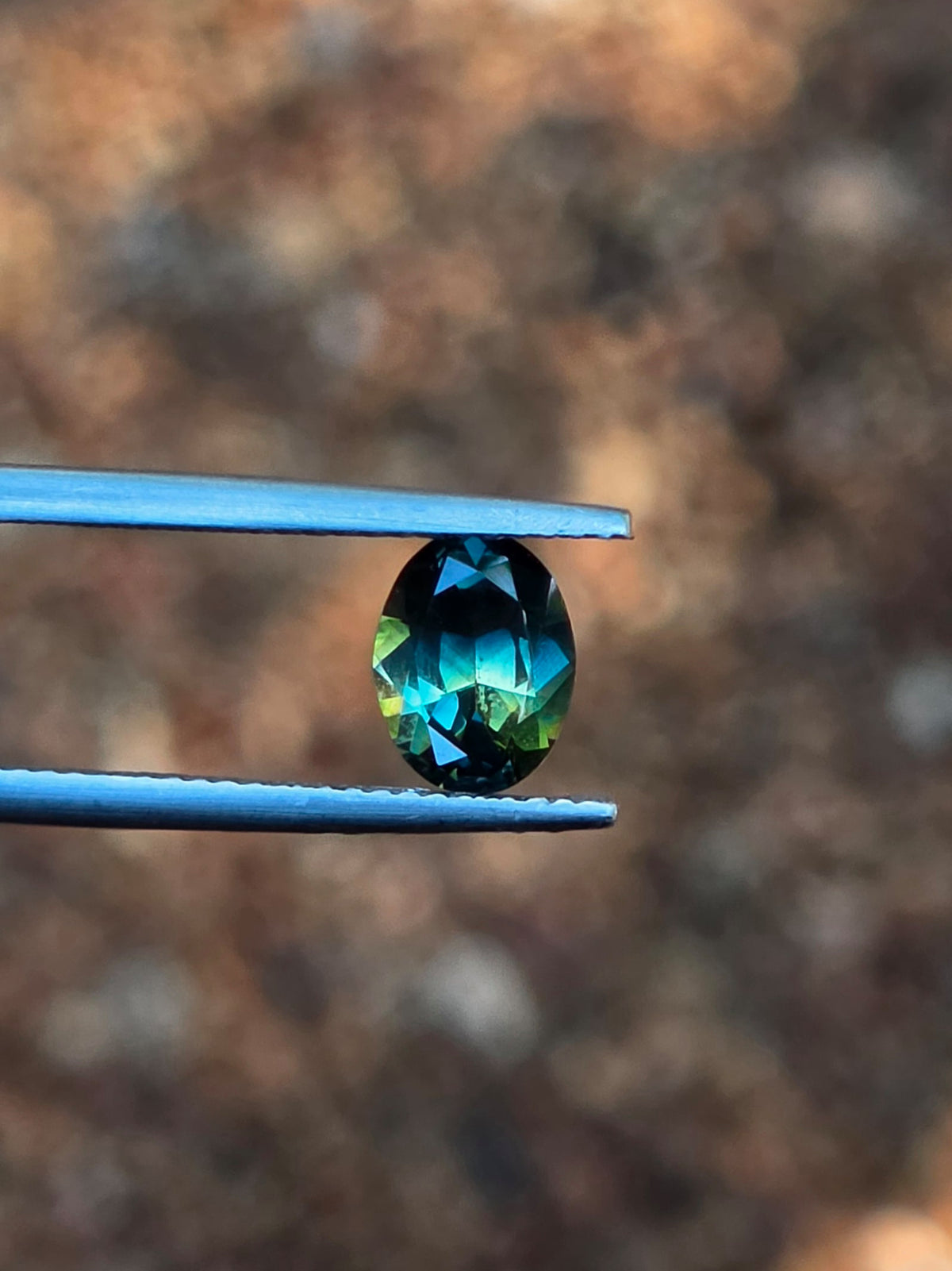 1.44ct Oval Blue Parti Sapphire