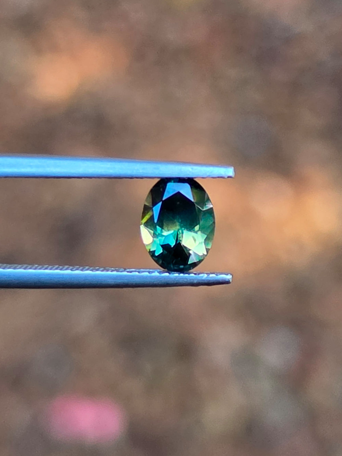 1.44ct Oval Blue Parti Sapphire