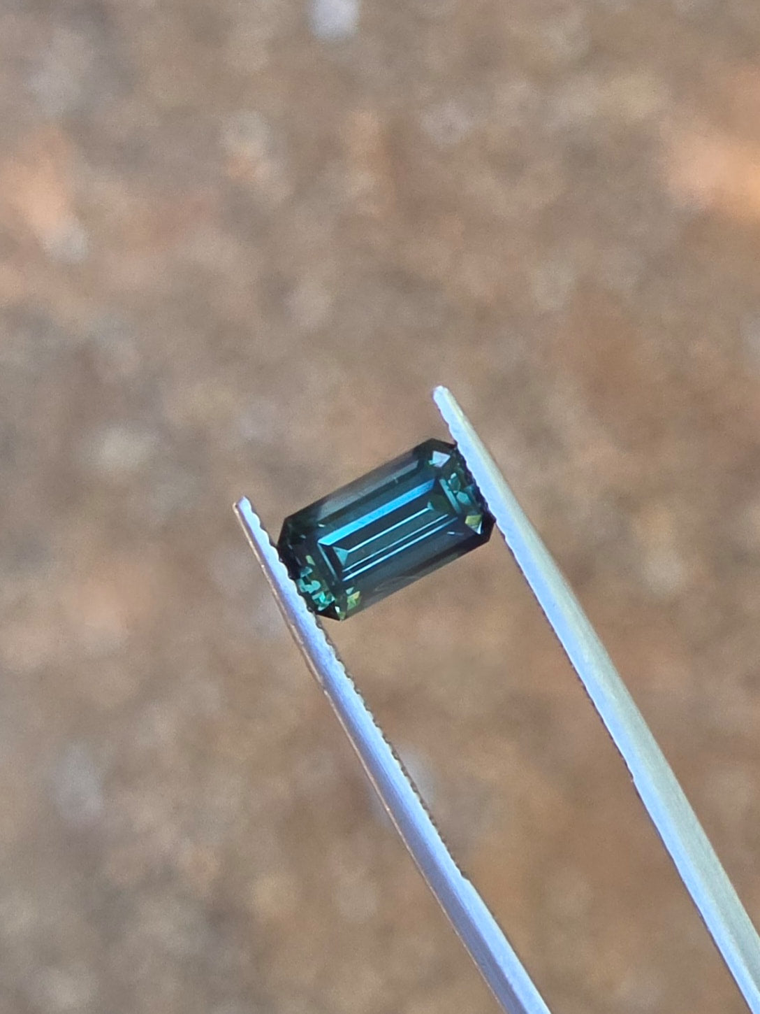 2.10ct Emerald Blue Sapphire