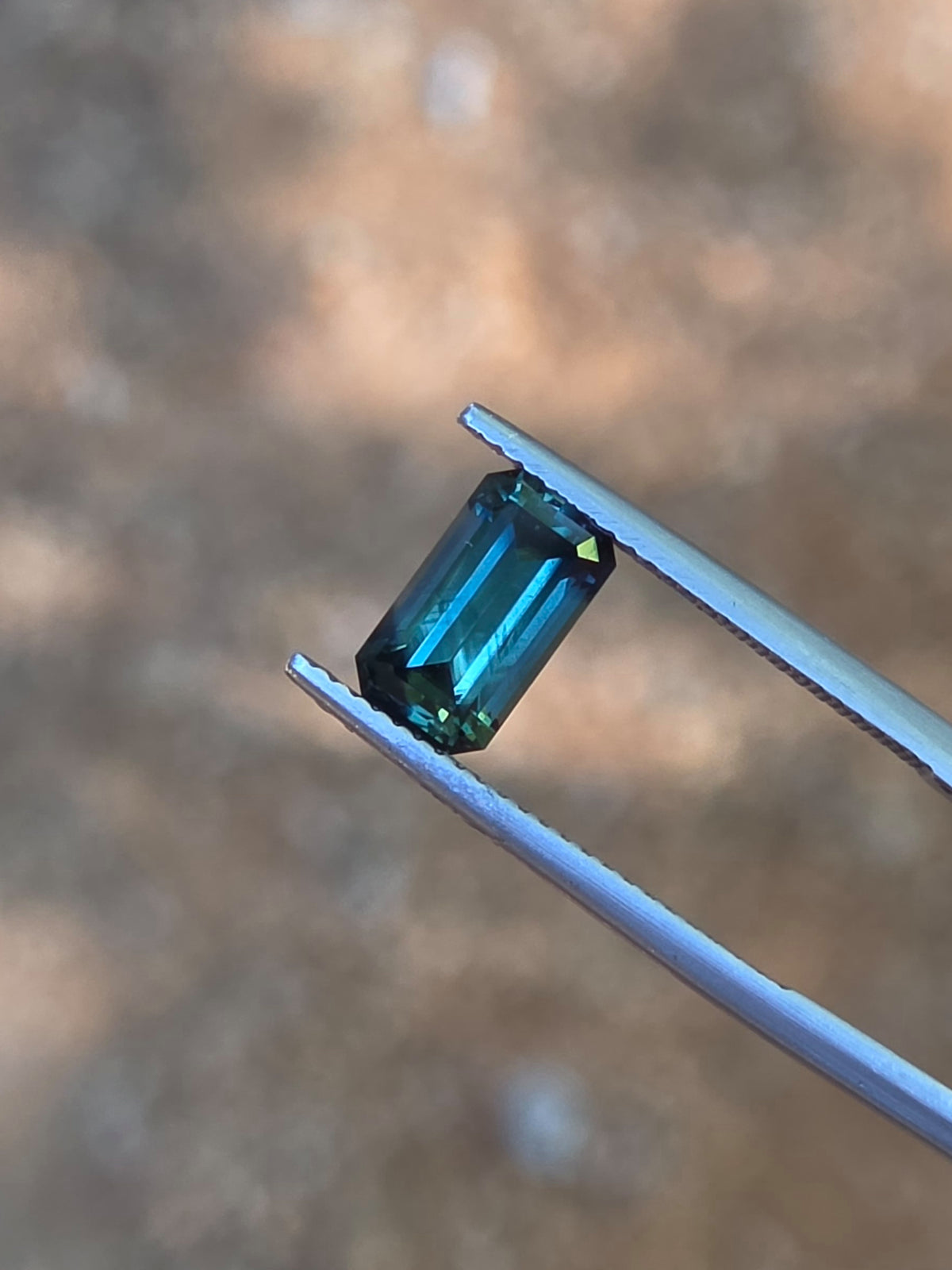 2.10ct Emerald Blue Sapphire