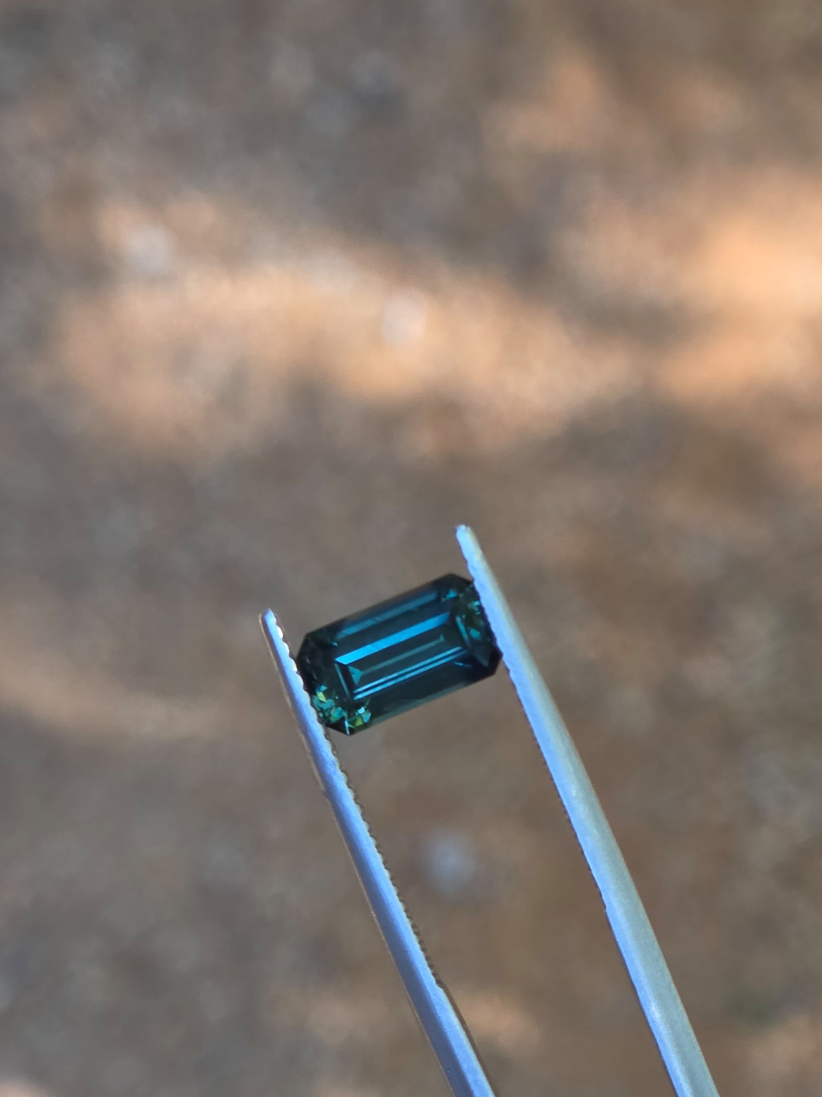 2.10ct Emerald Blue Sapphire