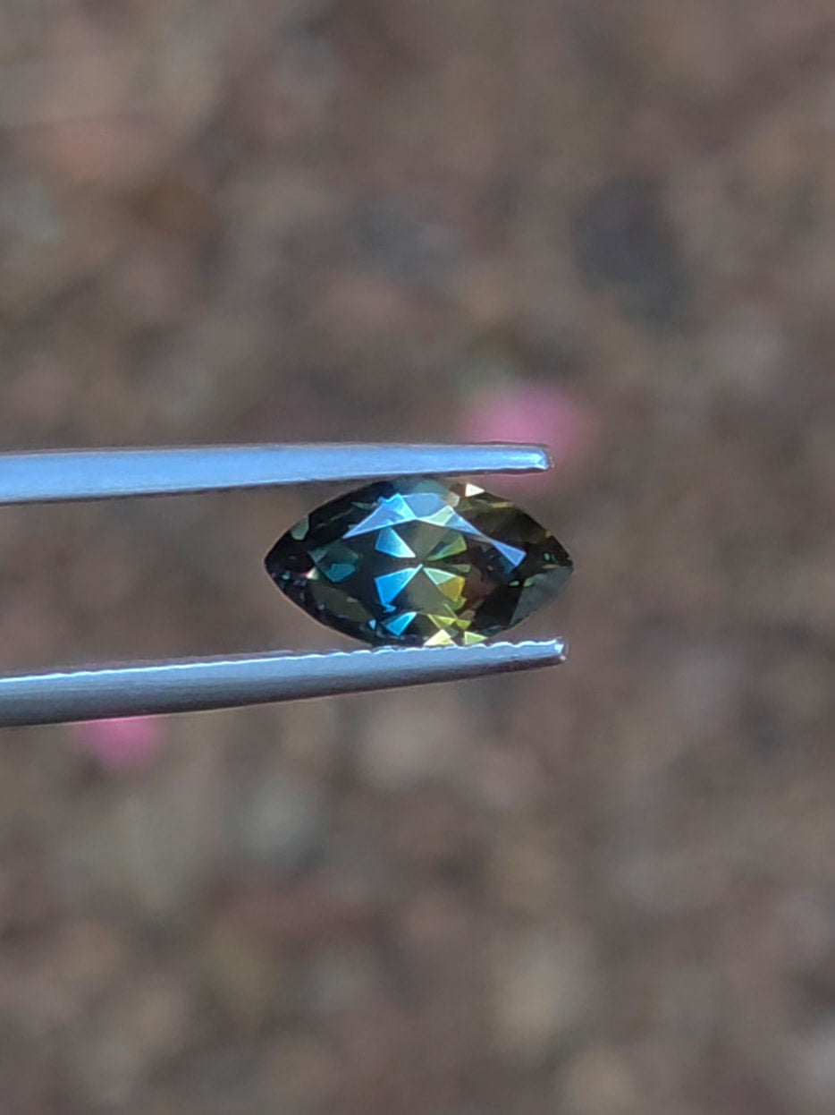 1.80ct Marquise Blue Parti Sapphire
