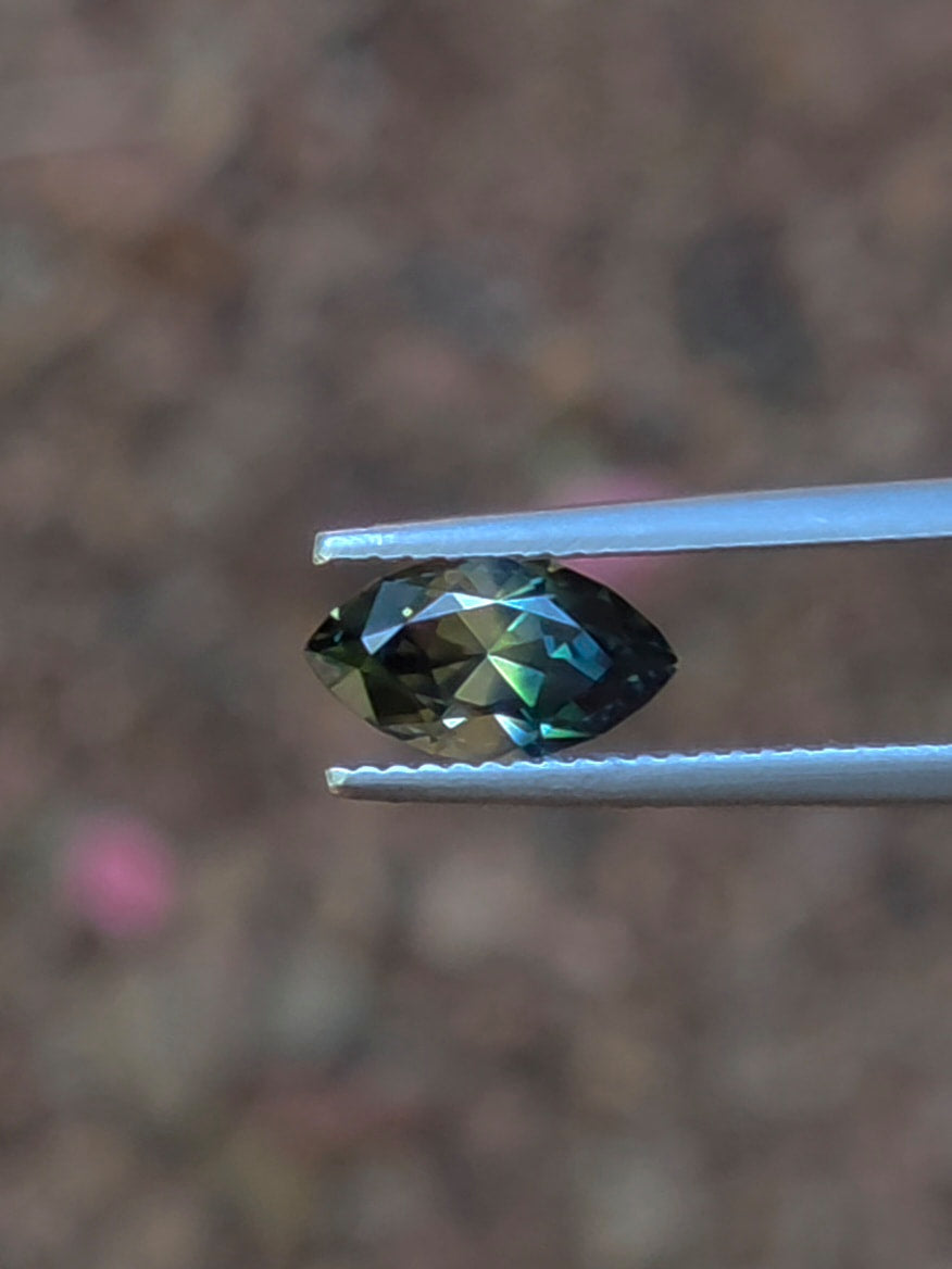 1.80ct Marquise Blue Parti Sapphire