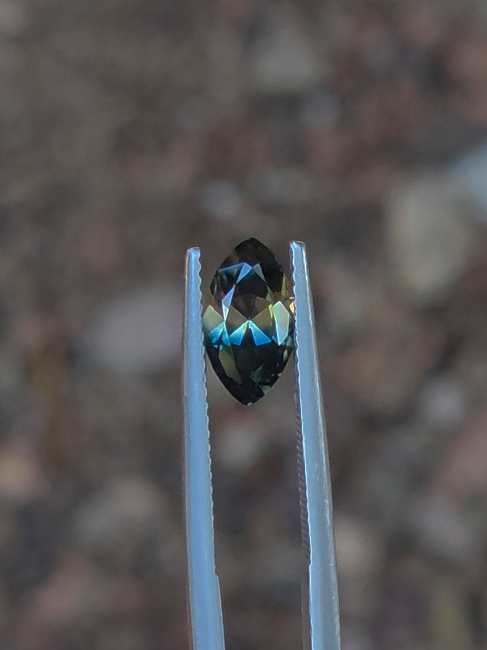 1.80ct Marquise Blue Parti Sapphire