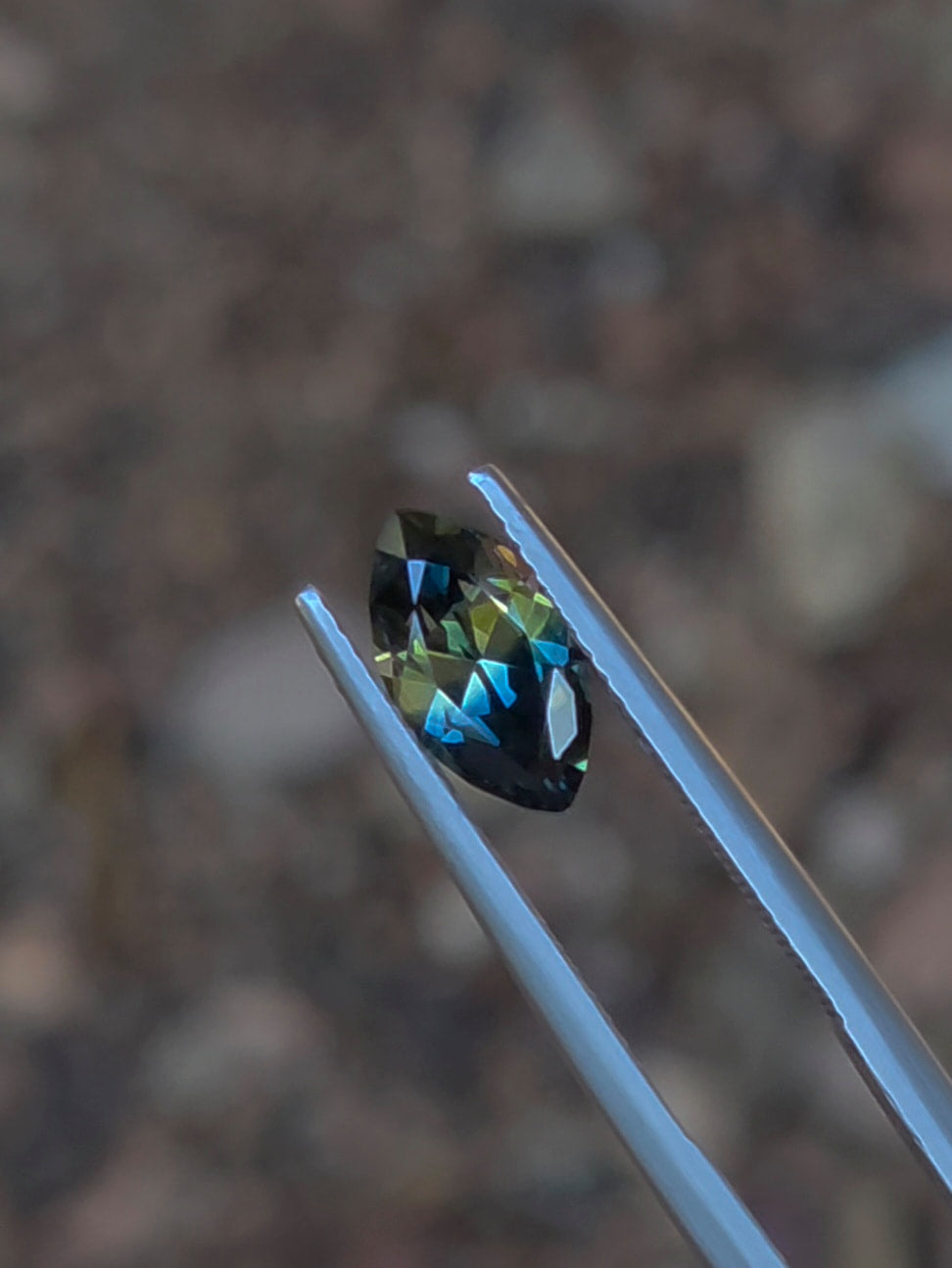 1.80ct Marquise Blue Parti Sapphire