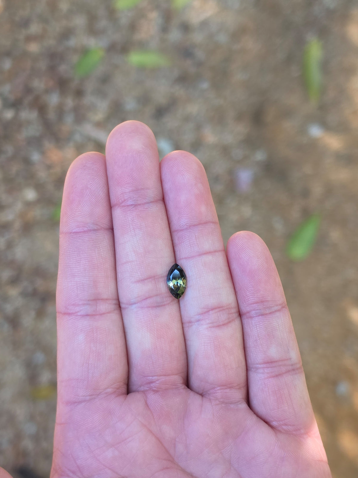 1.80ct Marquise Blue Parti Sapphire