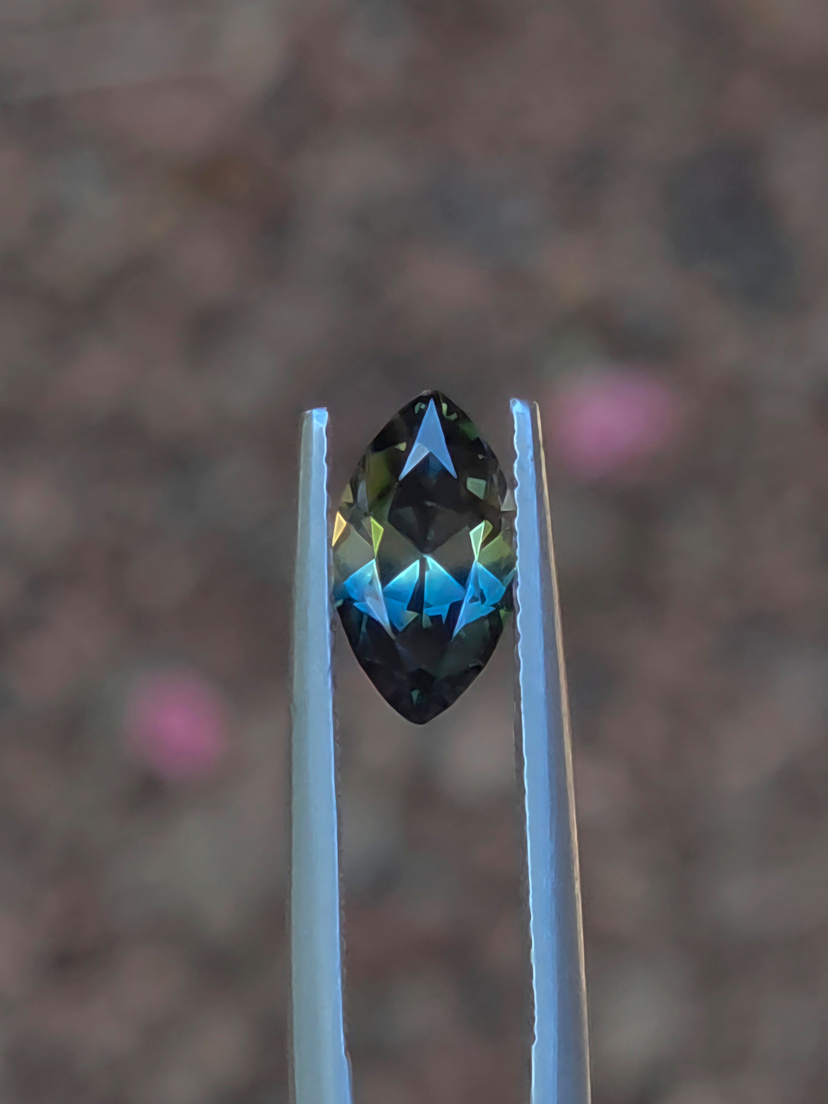 1.80ct Marquise Blue Parti Sapphire