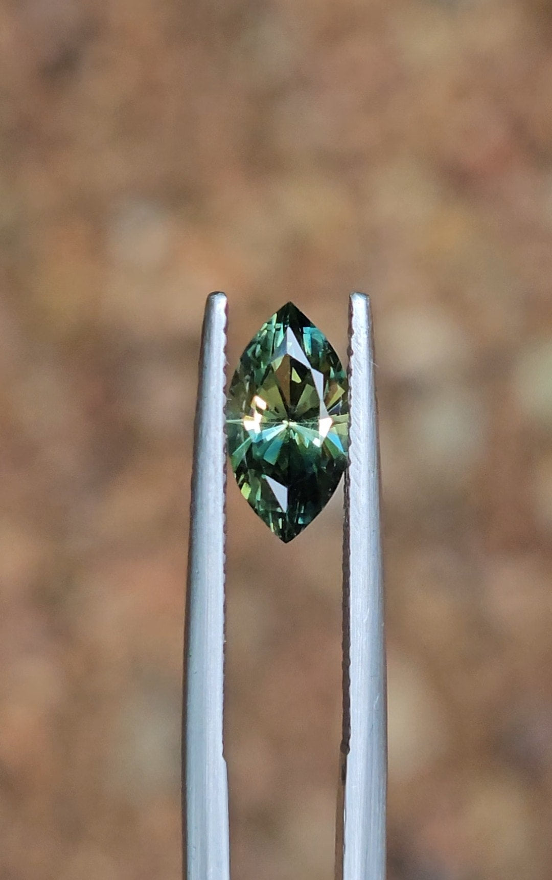 1.52ct Marquise Blue Parti Sapphire