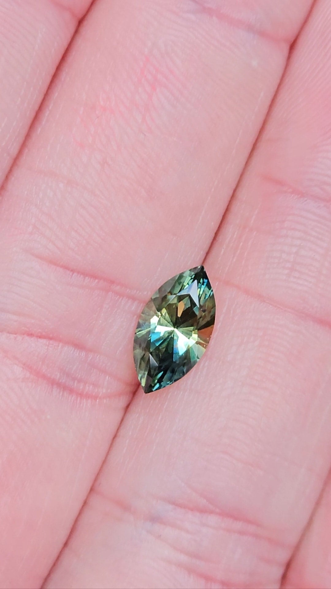 1.52ct Marquise Blue Parti Sapphire