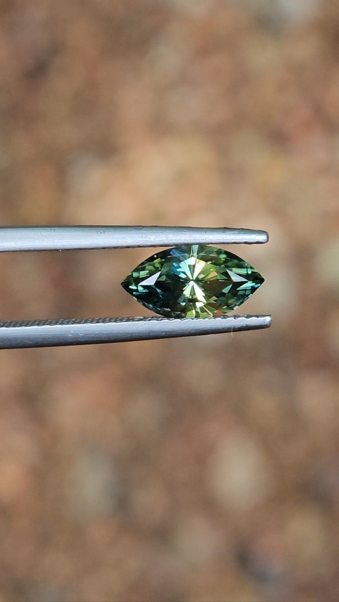 1.52ct Marquise Blue Parti Sapphire